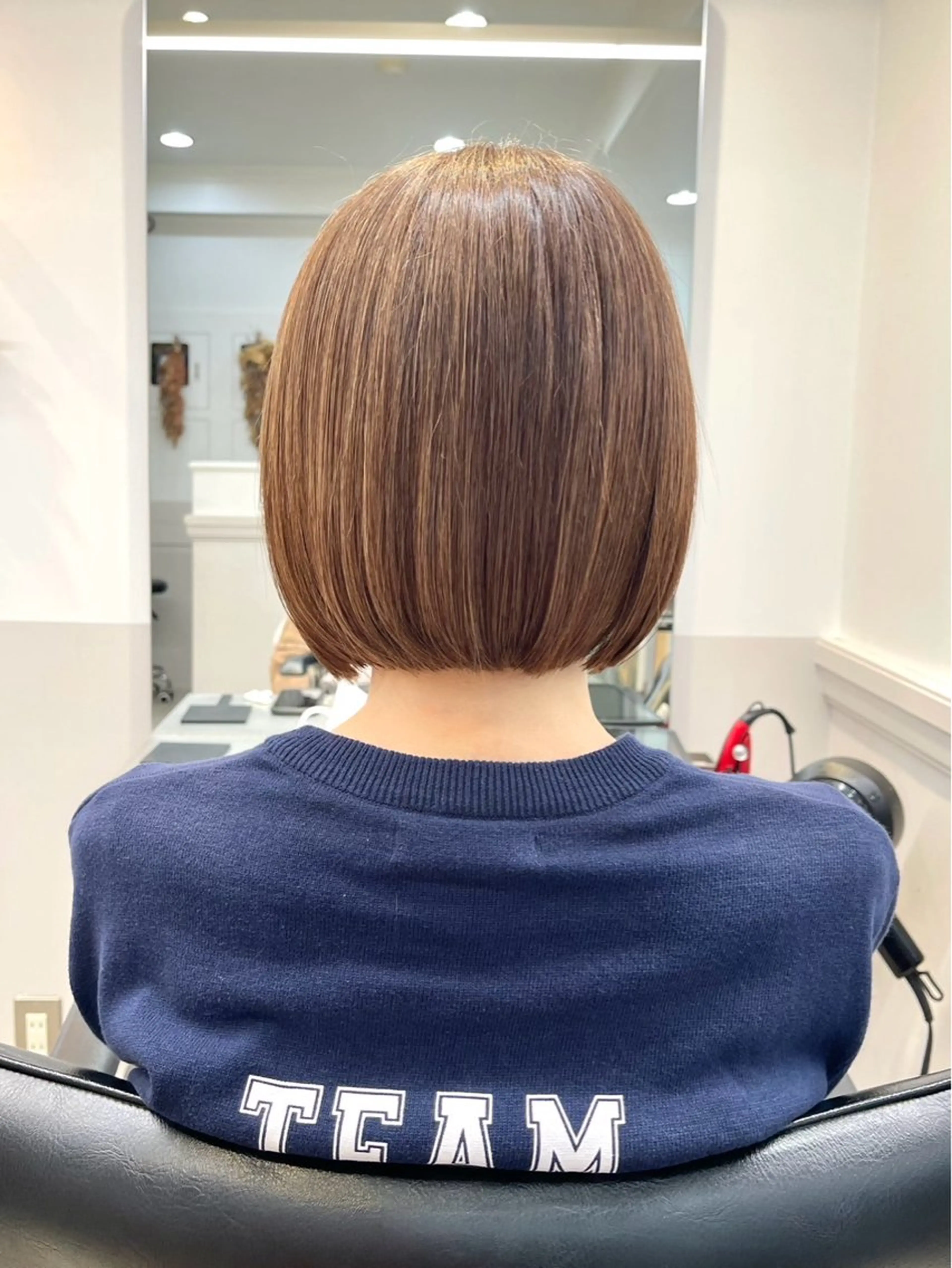 カラー ボブカット/ 尾崎龍聖のヘアスタイル