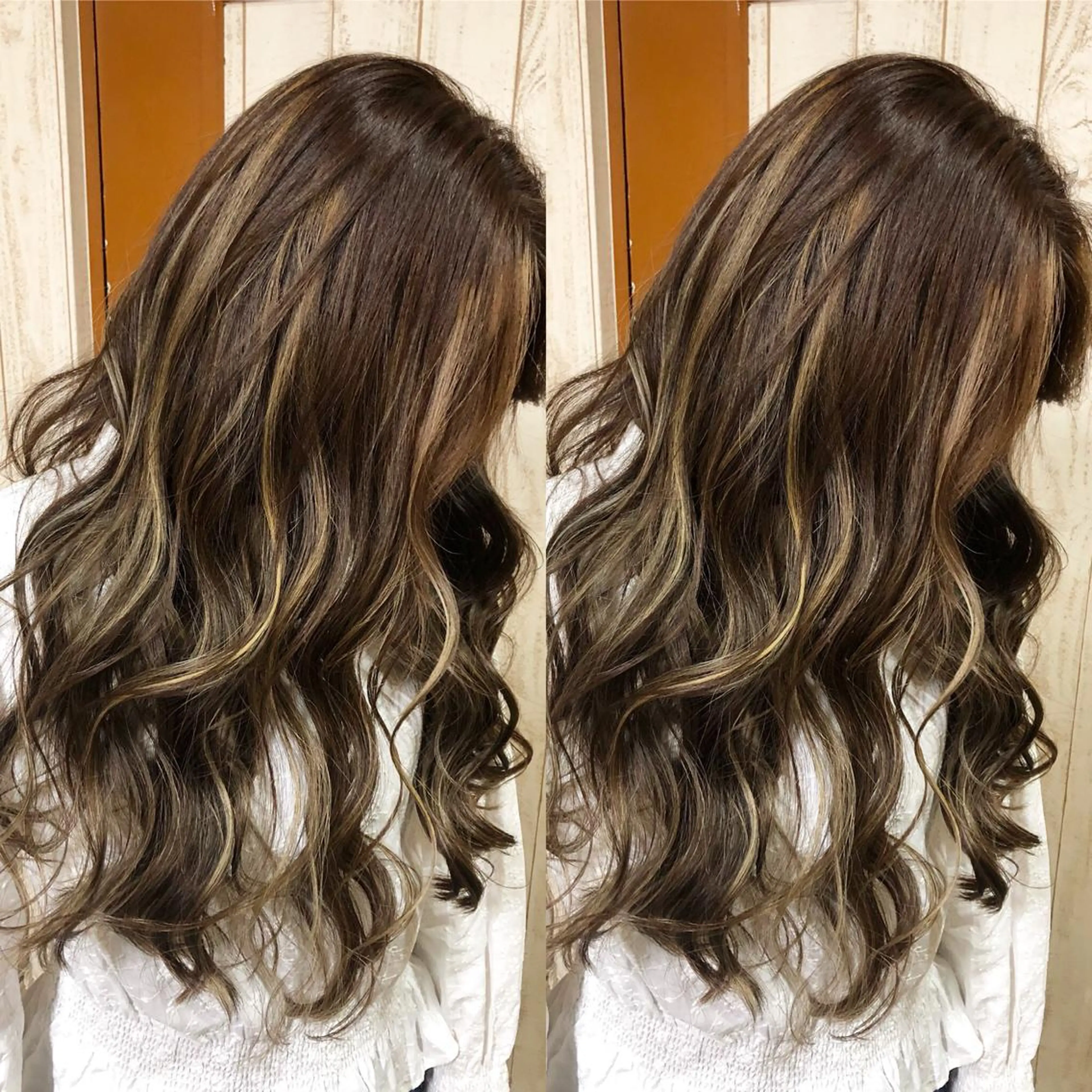 ロング カラー kr2s アメ村のヘアスタイル