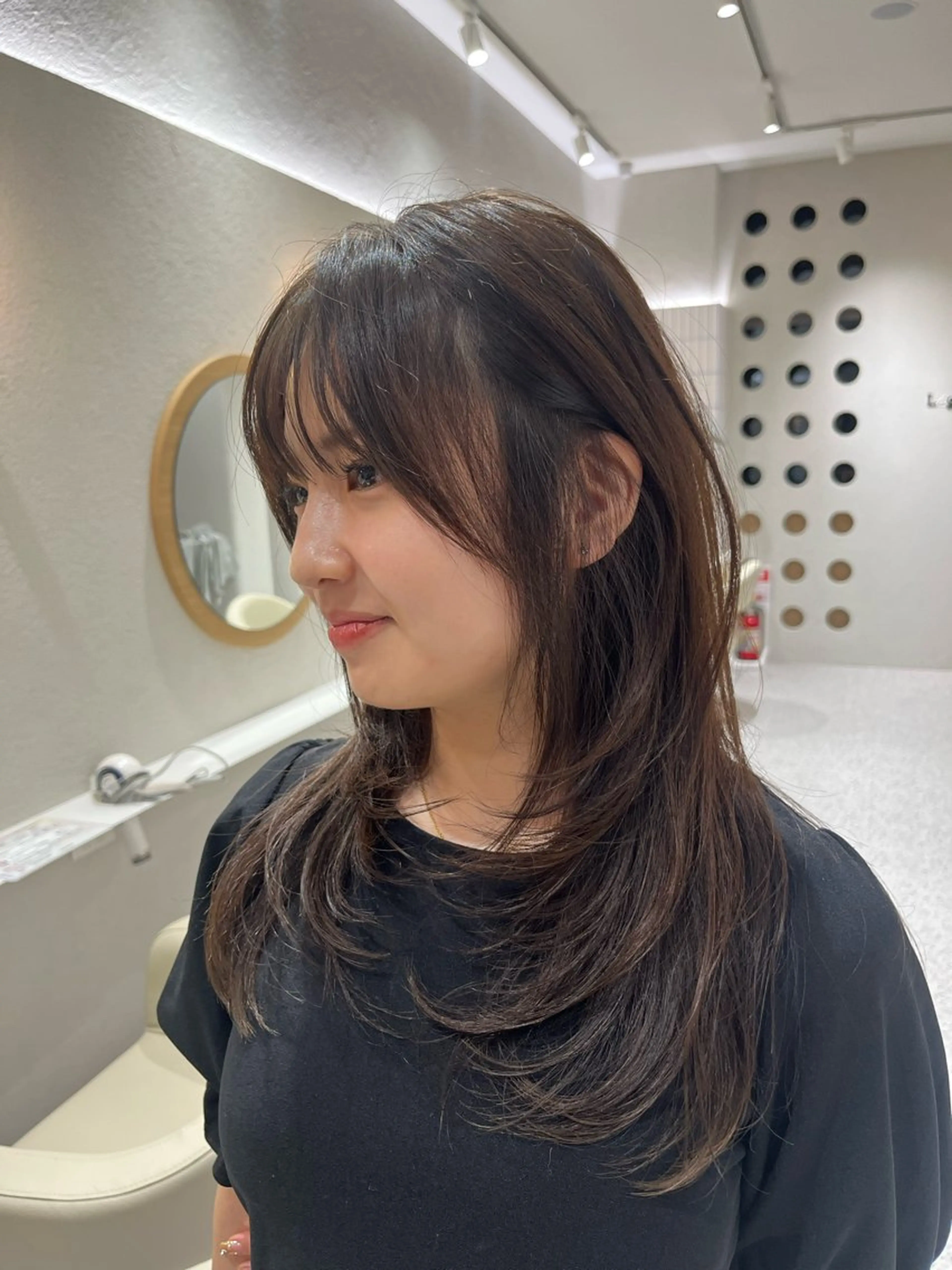 セミロング 海老名で可愛いを作る 🫧shuri🫧のヘアスタイル