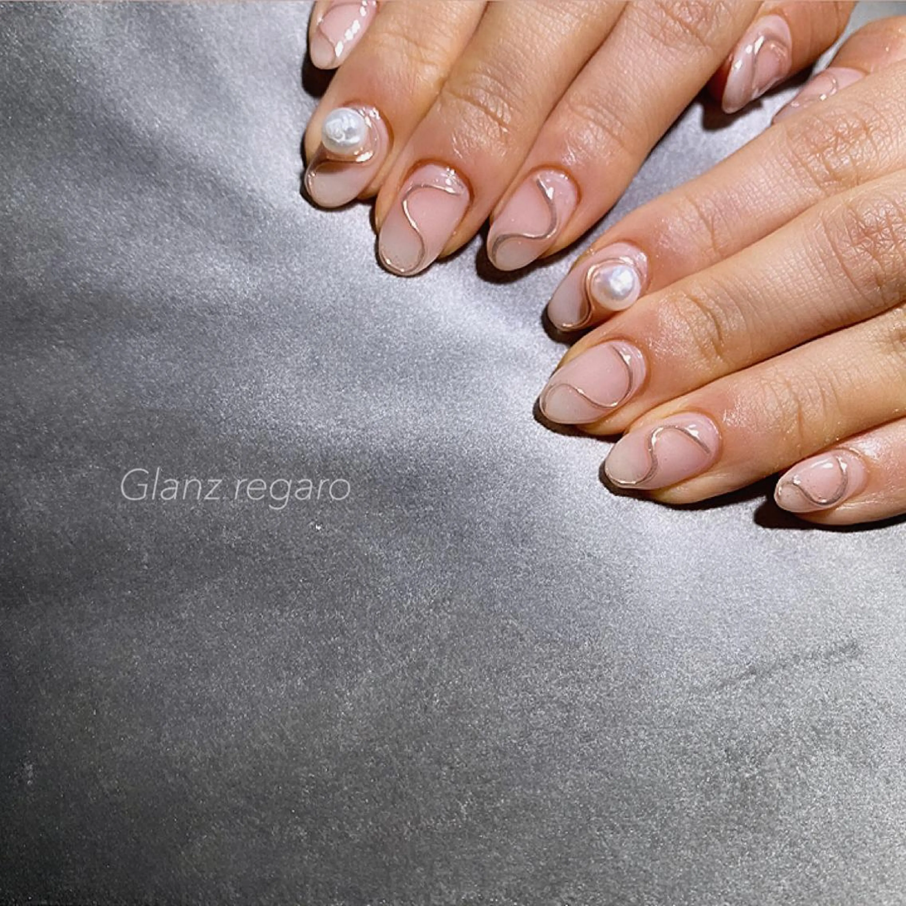ネイル ニュアンスネイル ハンドネイル Glanz regaro所属・Glanz regaroのネイルデザイン
