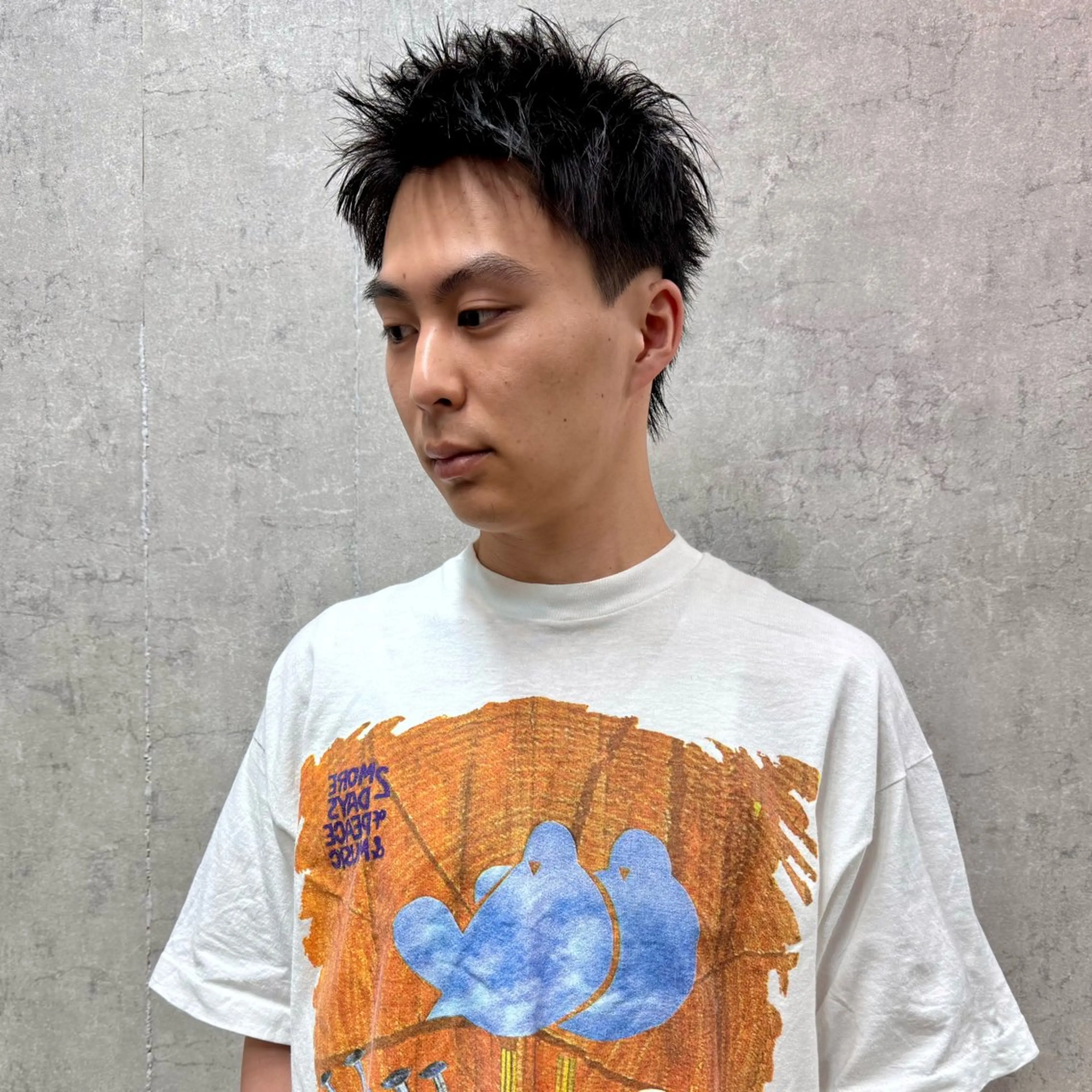 ショート メンズ アップバング メンズ就活ヘア メンズパーマ メンズショート スパイキーショート カット ヘアセット 【池袋/スパイキー ショート】ⓝⓘⓜⓤのヘアスタイル