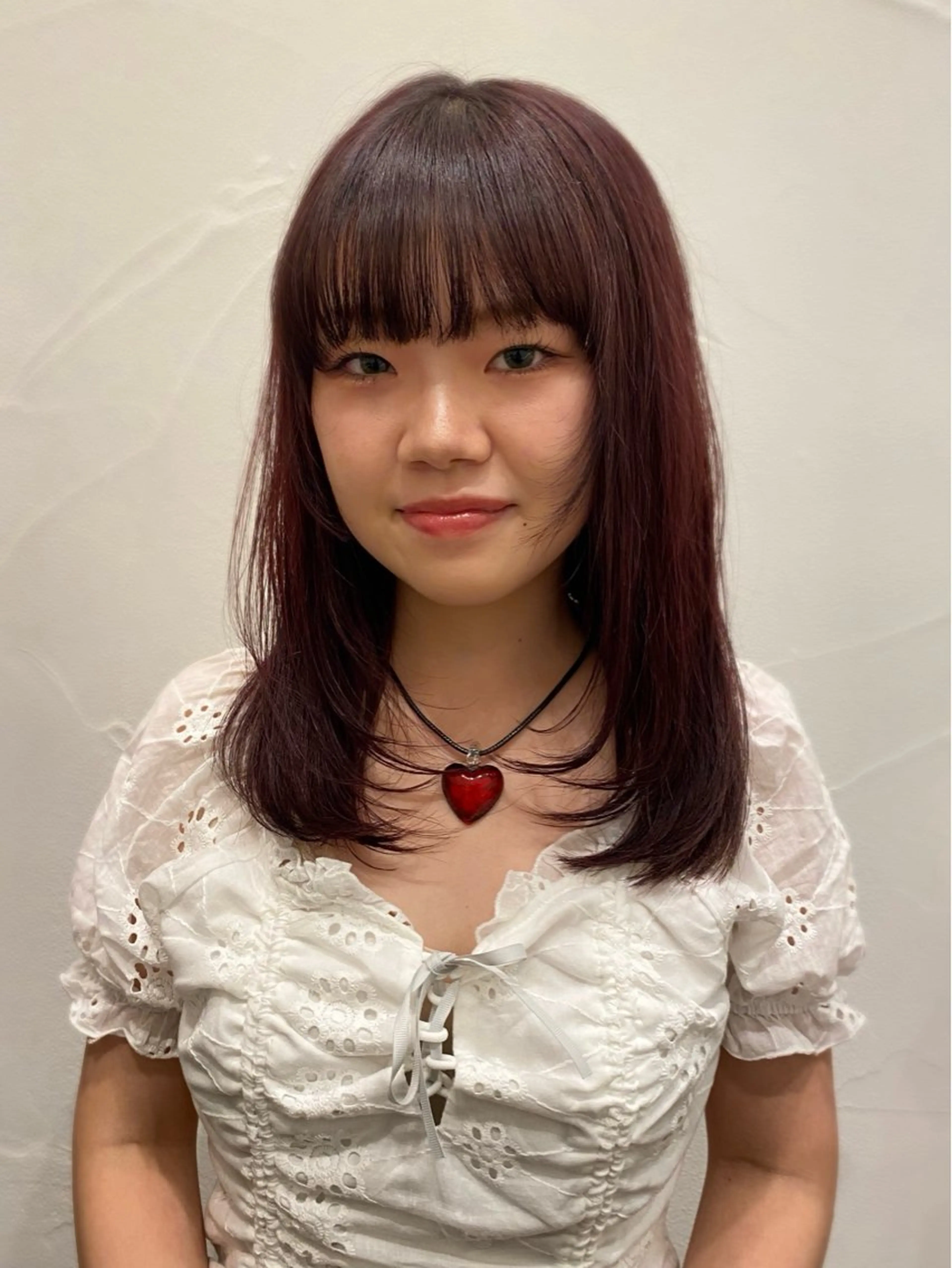 セミロング カラー Ash中目黒店 榊間茜のヘアスタイル