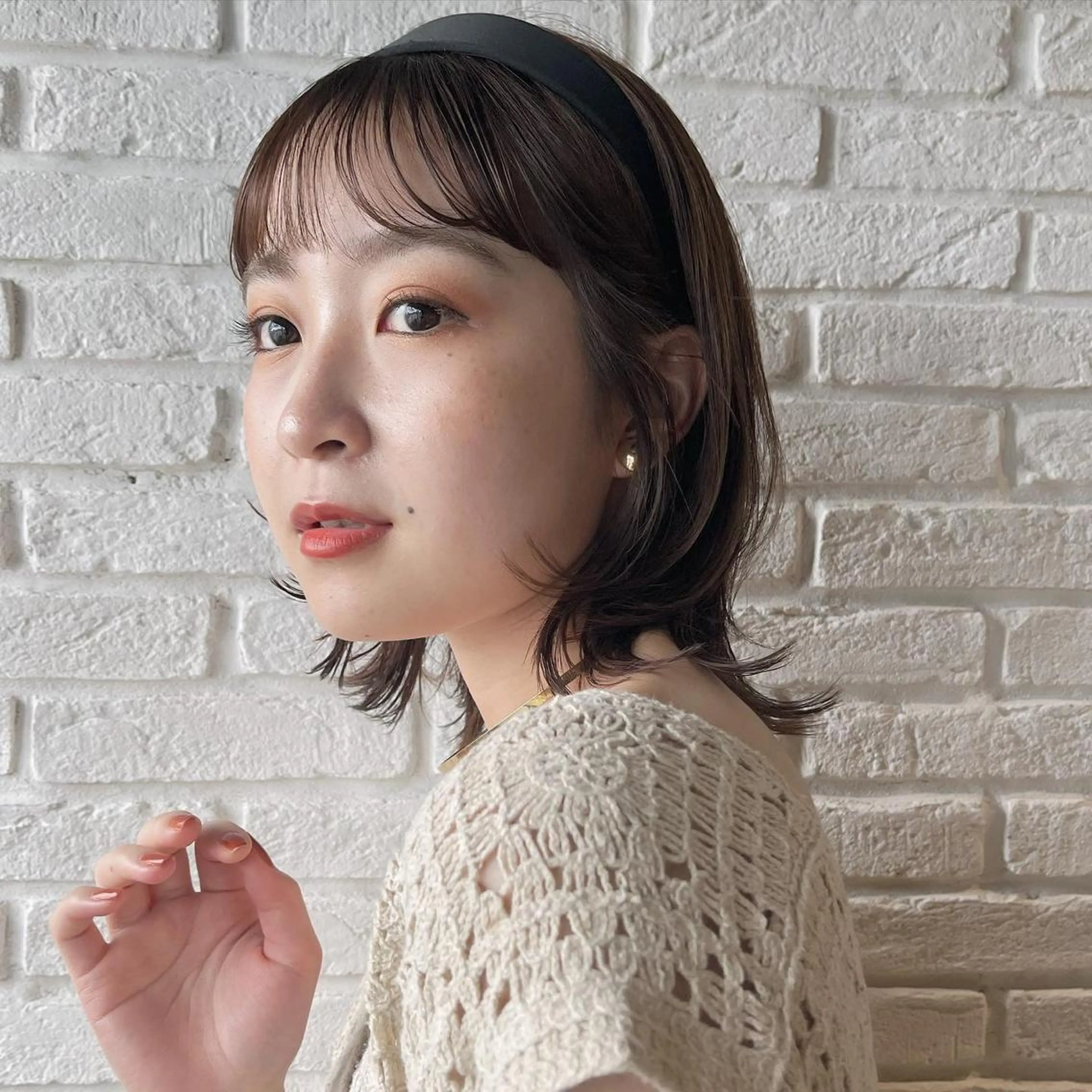 ミディアム カラー ブラウンカラー 透明感カラー 🌱ボブ/レイヤー/ ベージュ/あやみ✨のヘアスタイル