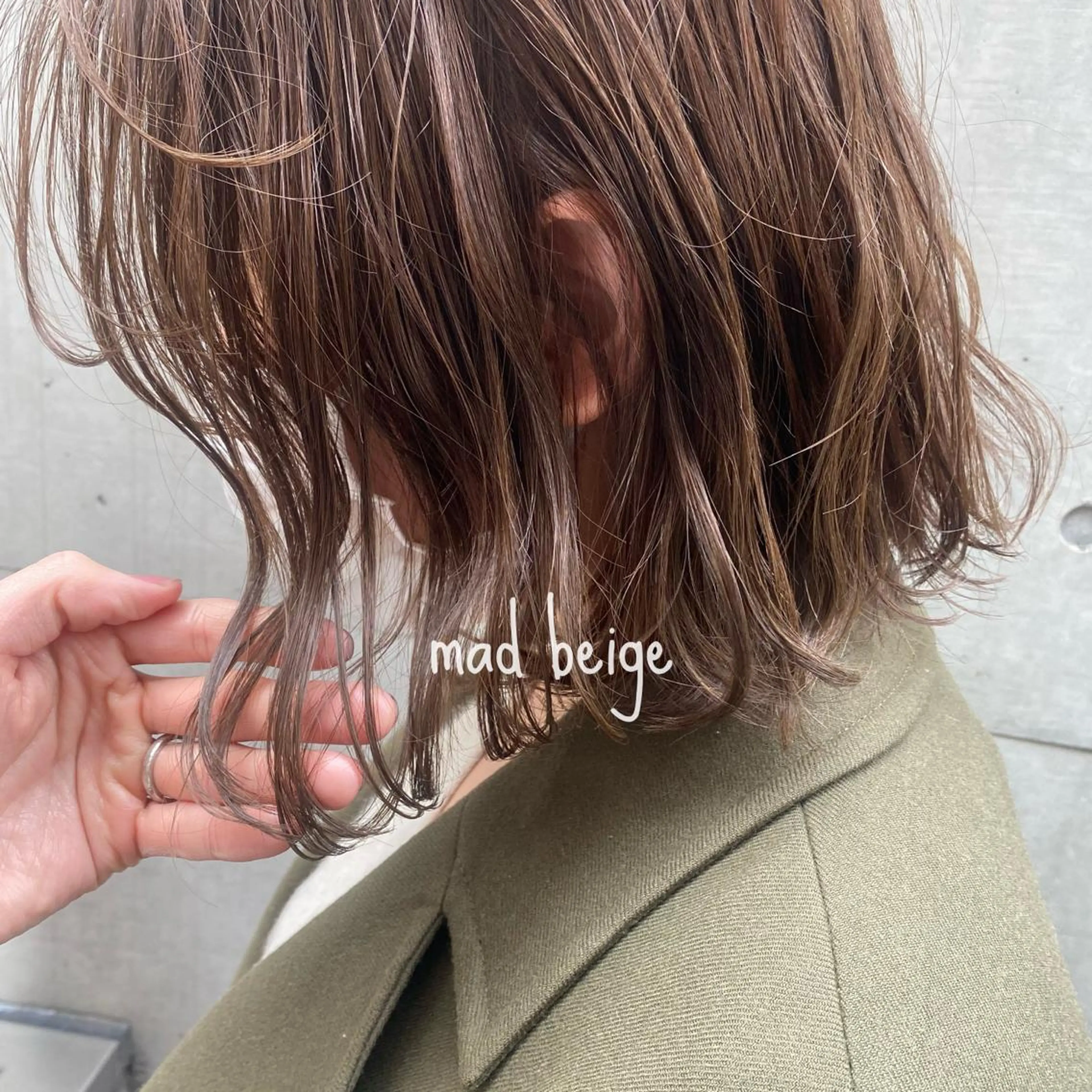 ショート カラー ヘアアレンジ ヘアカラー トリートメント GARDEN aoyama所属・ブリーチなしで透明感 艶カラー【Ryo】のヘアスタイル