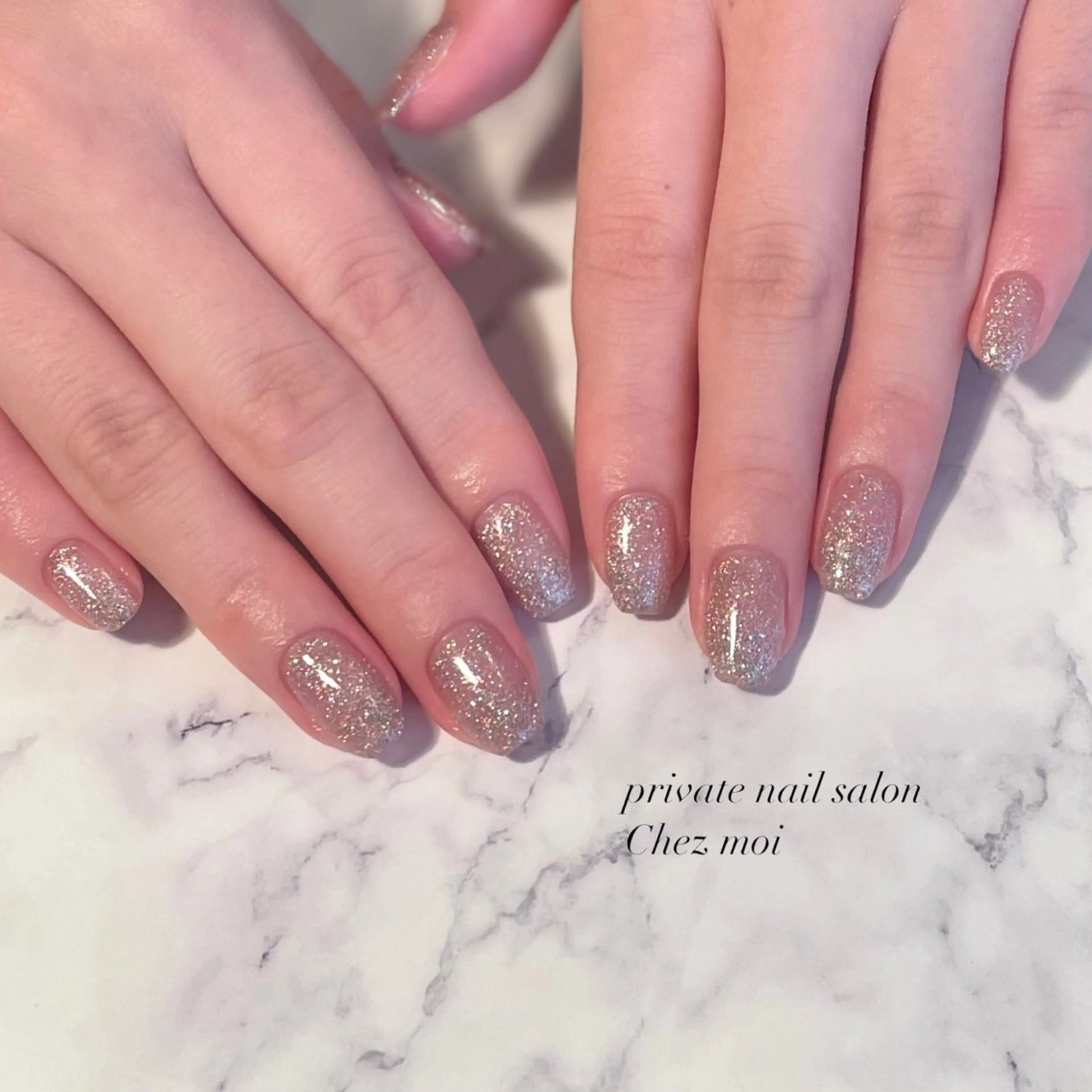 ネイル キラキラネイル ラメ(グリッター) KOMINE TOMOKOのネイルデザイン