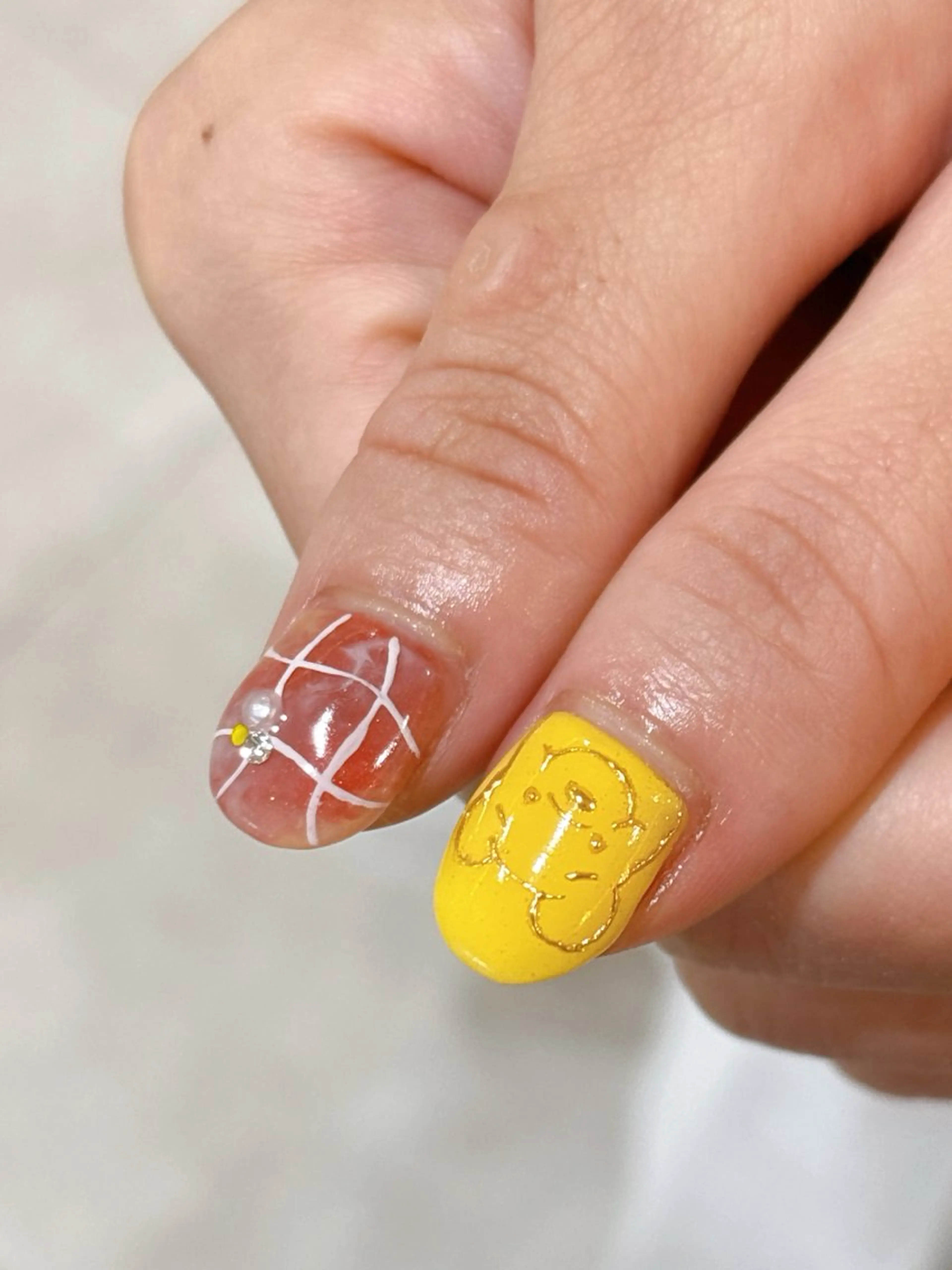 ネイル ジェルネイル ミラーネイル 持ち込み パラジェル ハンドネイル 大澤 香奈子のネイルデザイン