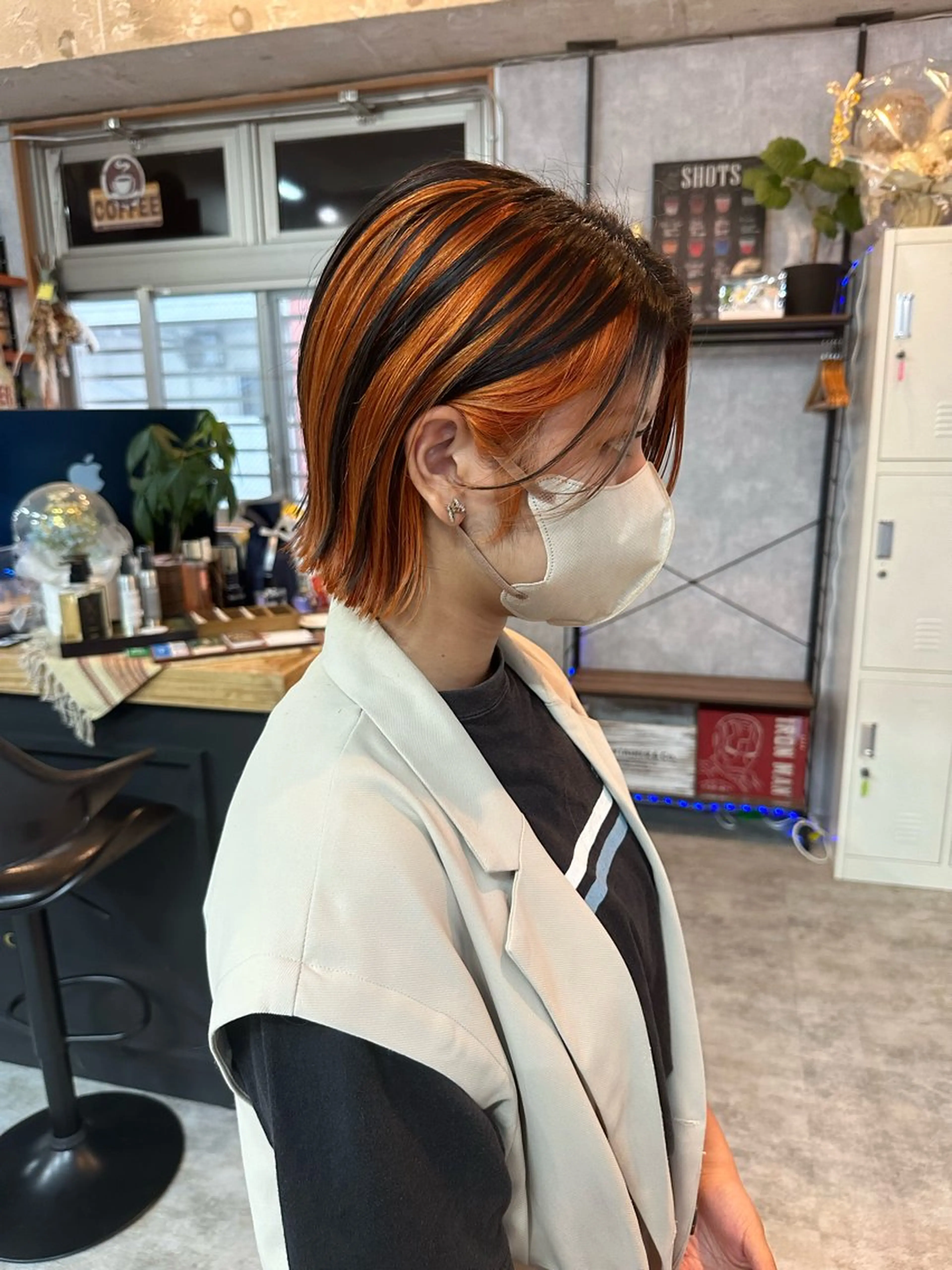 ショート 切りっぱなしボブ ショートボブ ハンサムショート 丸みショート ボブ ヘアカラー C’LD hair  produce /シールドヘア所属・モテ髪/ボブ/ショー ト/アダチフウトのヘアスタイル