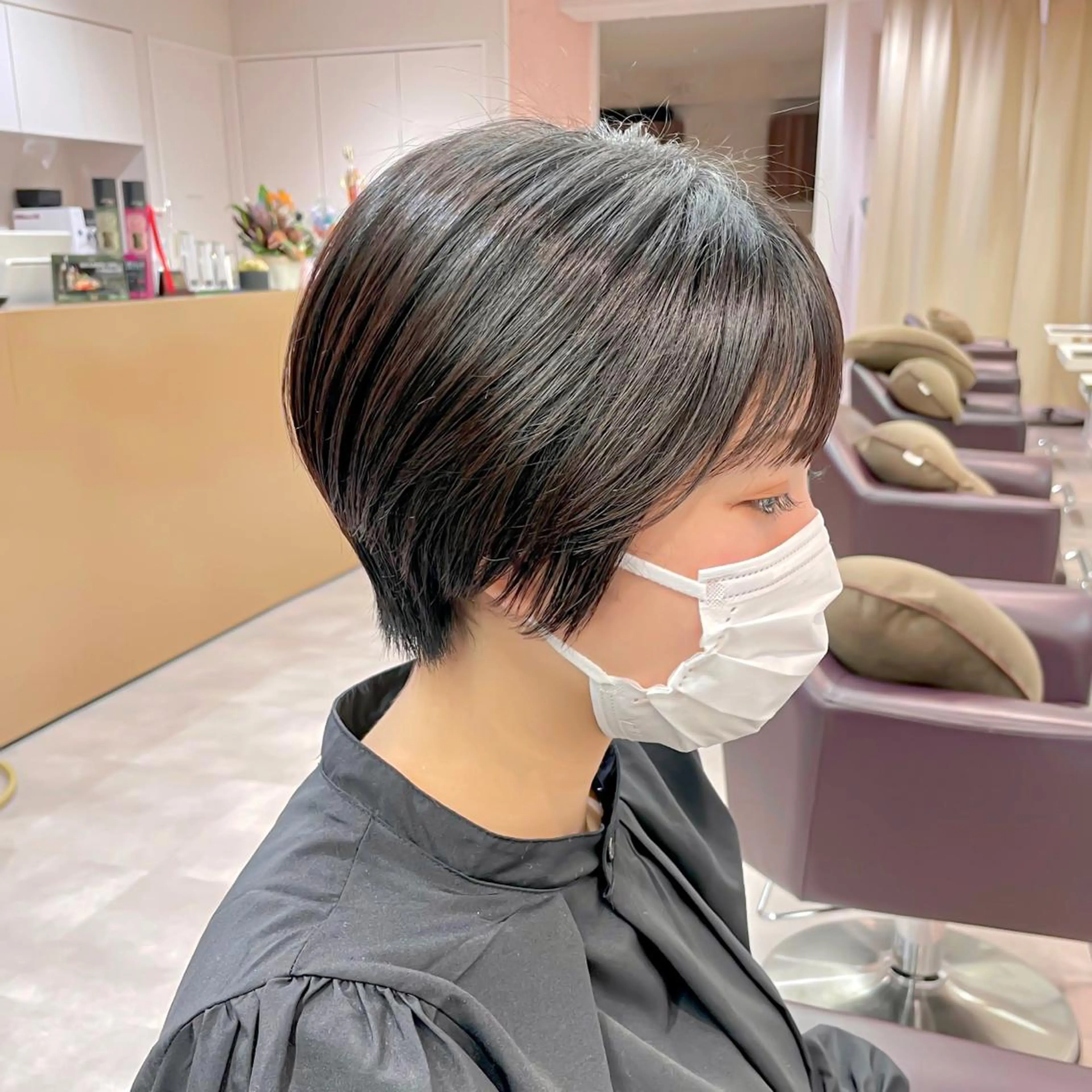 ショート カラー カット ヘアカラー トリートメント ショート/ボブ 🌟齋藤ほのかのヘアスタイル