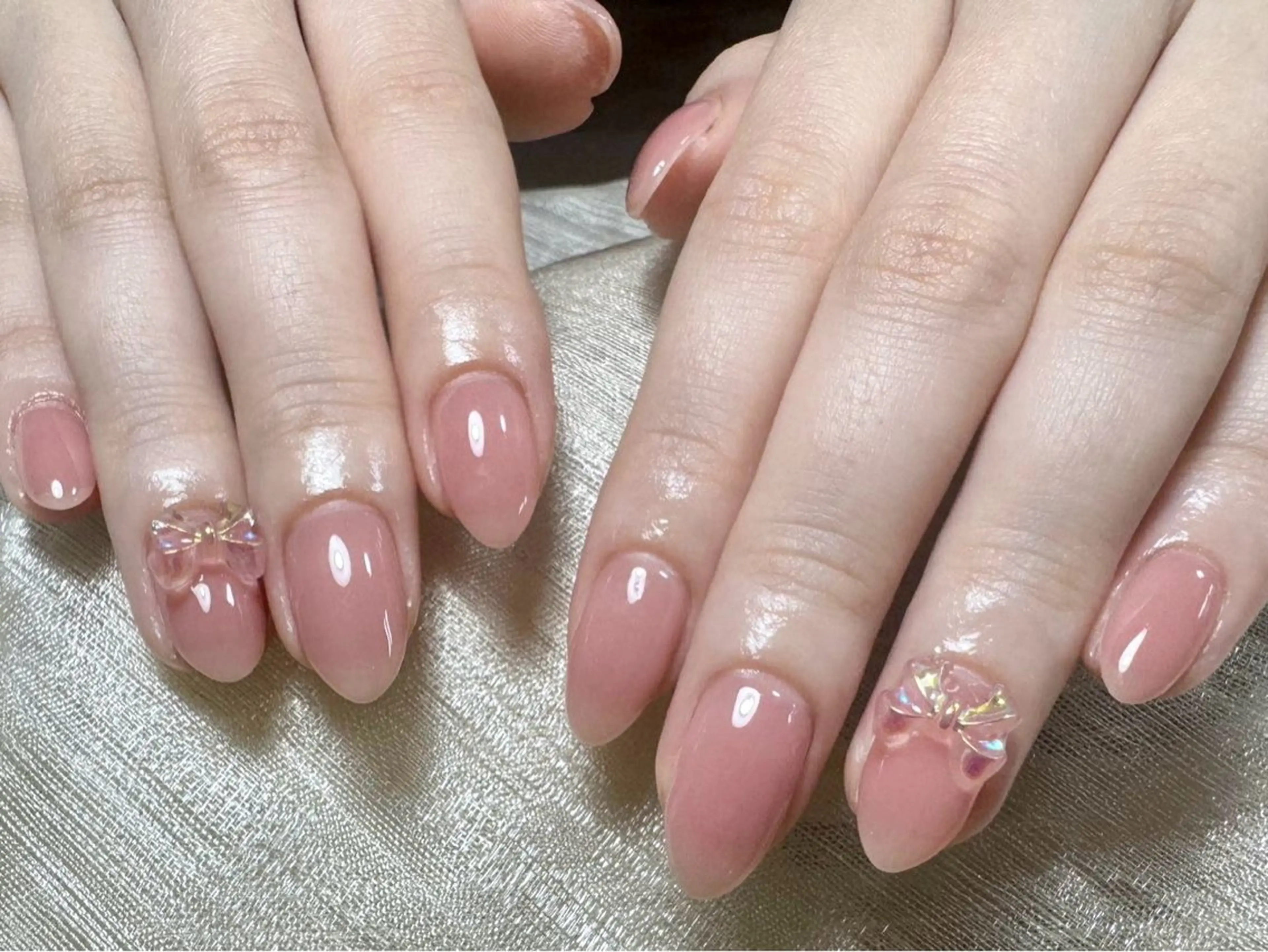 ネイル ワンカラーネイル ハンドネイル ハンドケア 💕ドリーミー ネイル💕のネイルデザイン