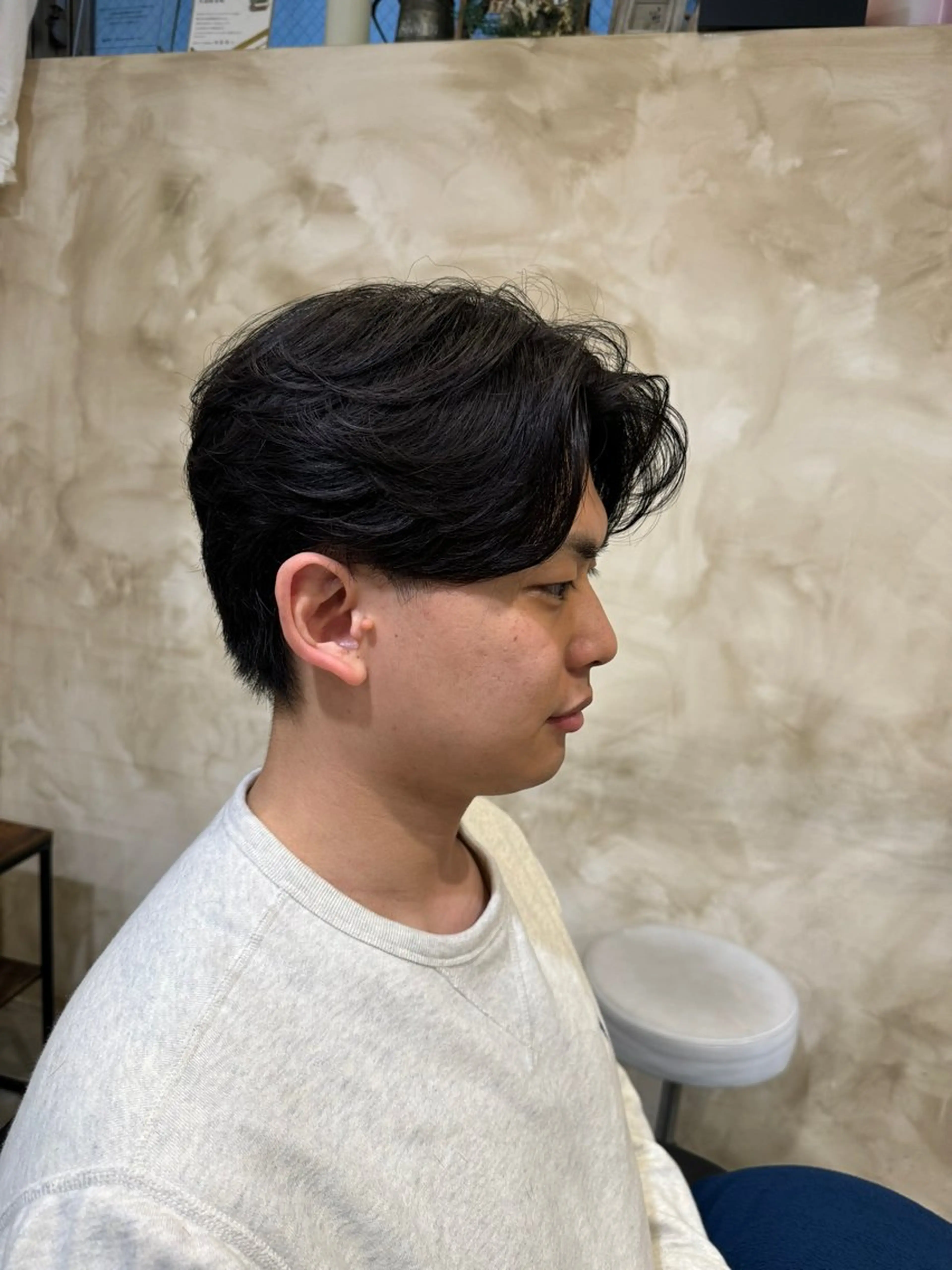 ショート パーマ メンズ美容師力石 裕隆のヘアスタイル