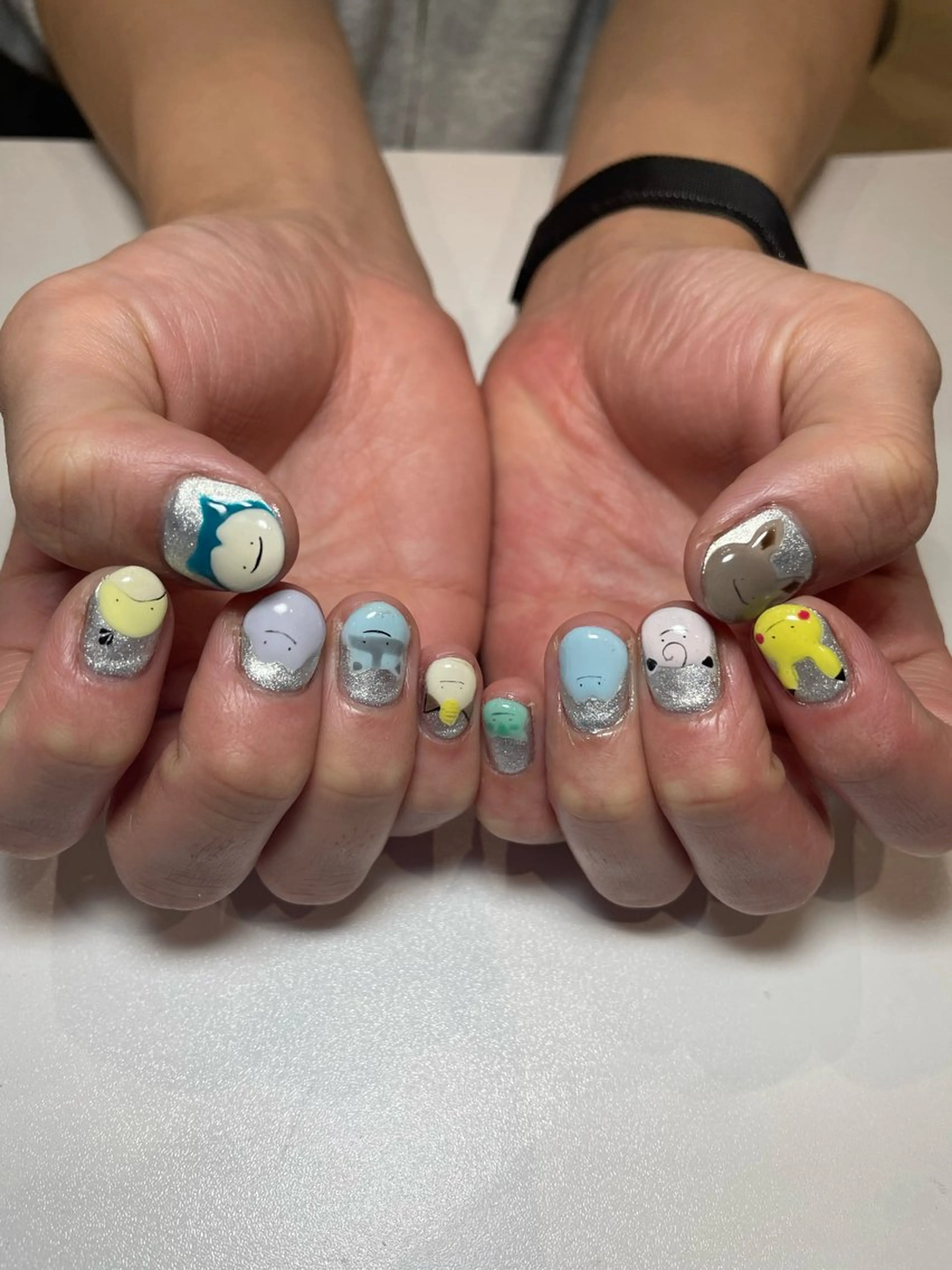 ネイル ハンドネイル ‪るか/‪透明感 カラー/アレンジのヘアスタイル