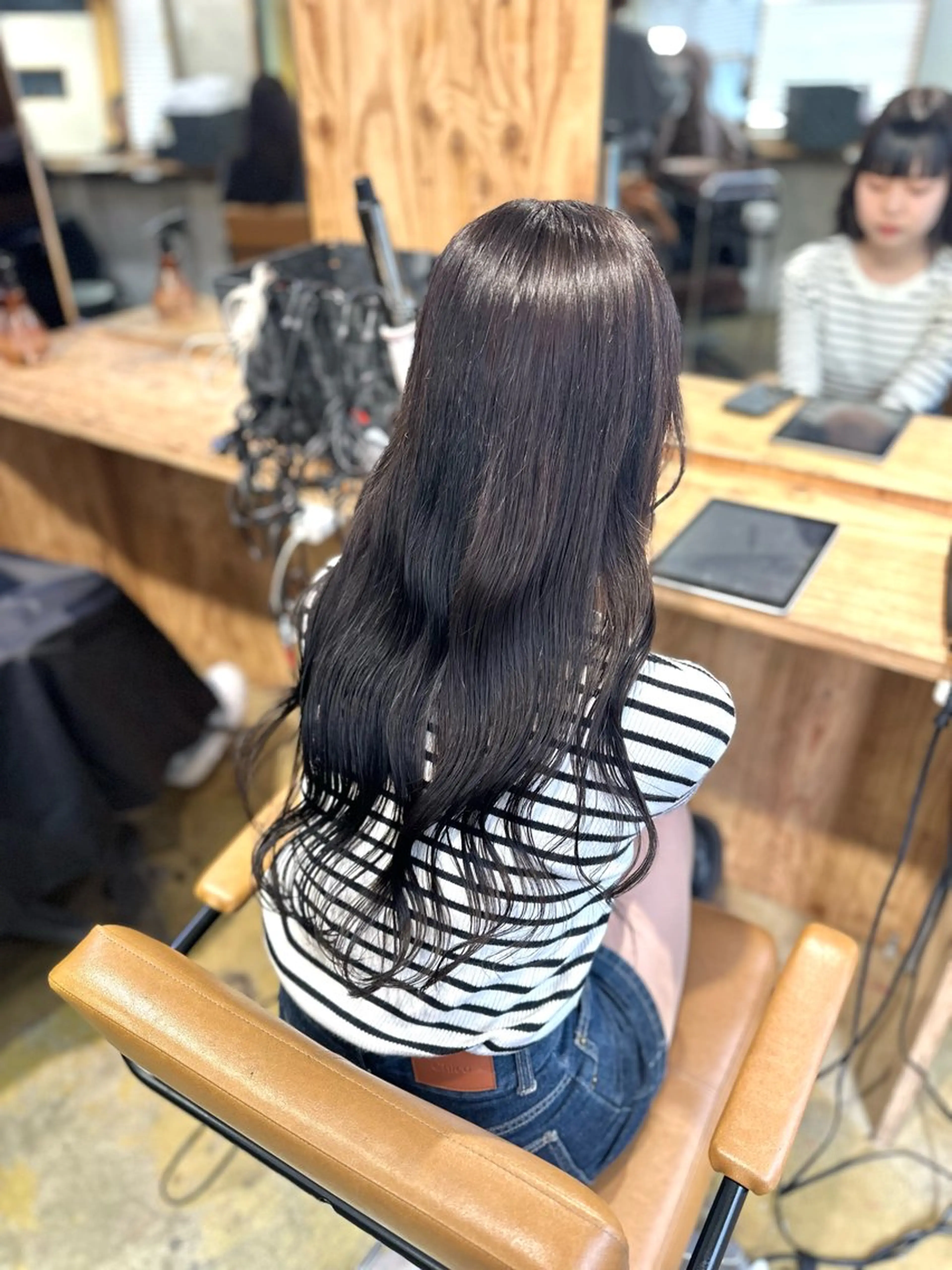 ロング カラー ヘアカラー トリートメント ︎︎カイ ミズキ 🐰𝜗𝜚のヘアスタイル