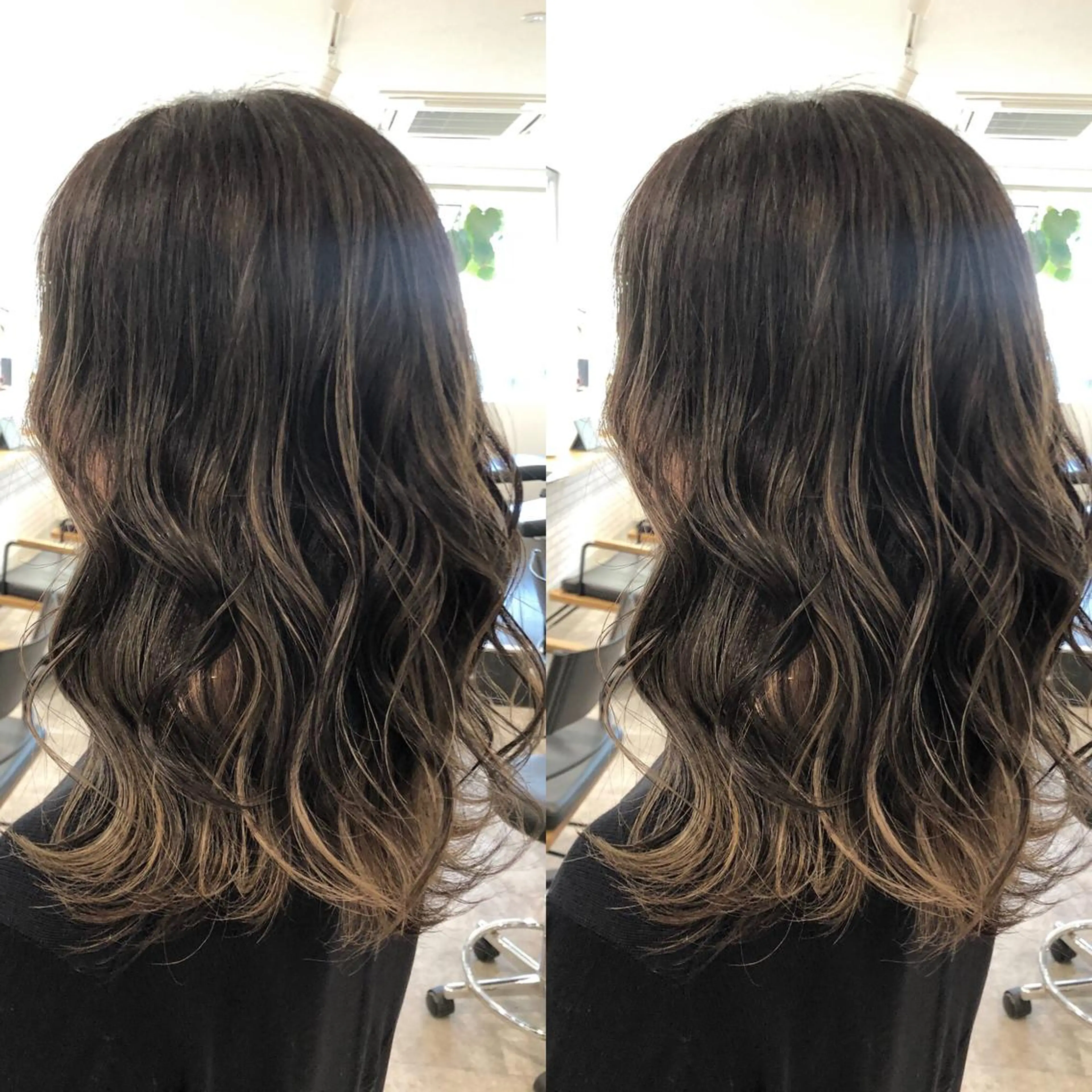 ミディアム カラー ハイライトカラー ハイライト JILBLAN京都 ショート/ハイライトのヘアスタイル