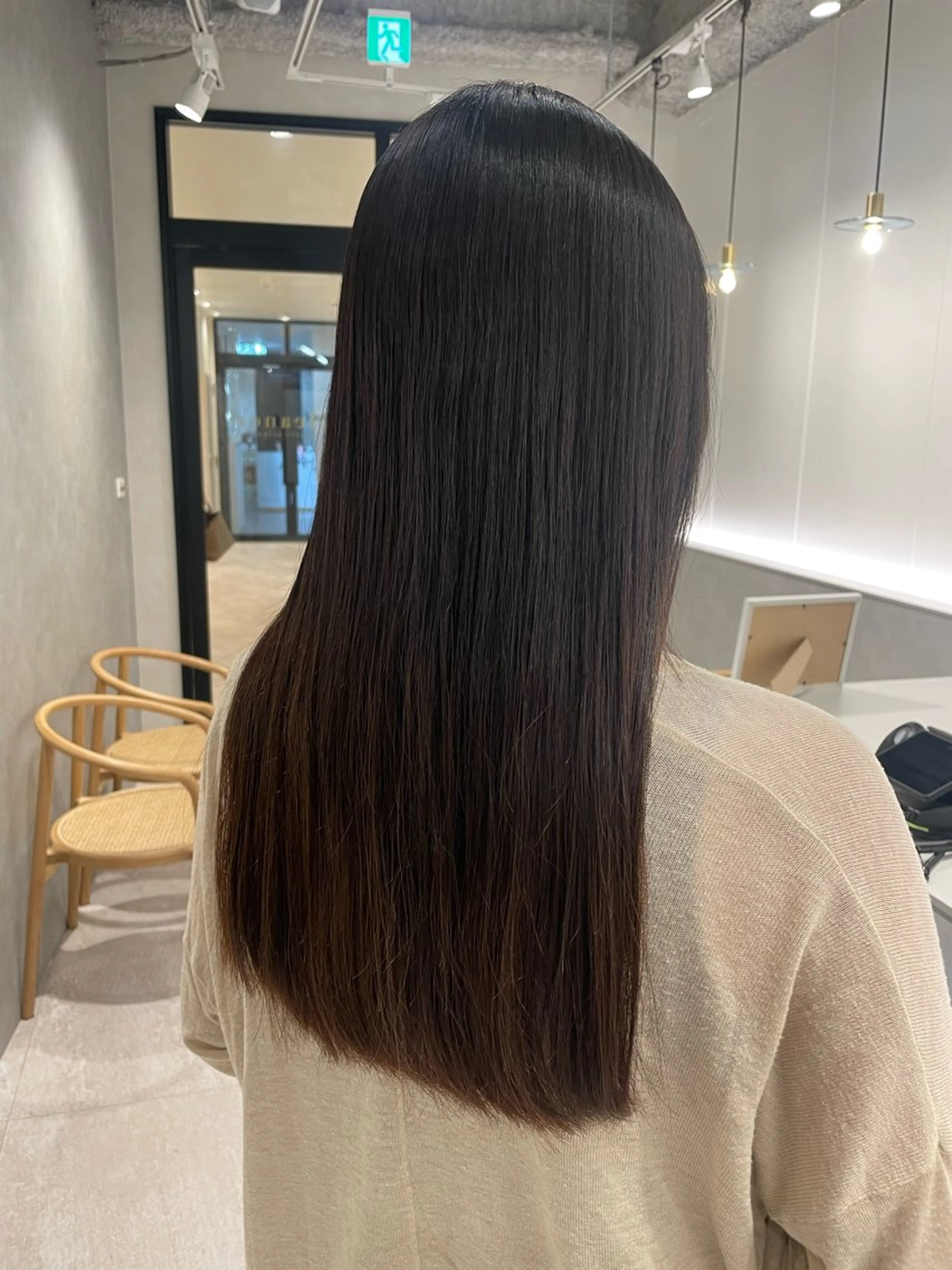 ロング カット 縮毛矯正 トリートメント ヘッドスパ miyu/完全個室 /髪質改善のヘアスタイル