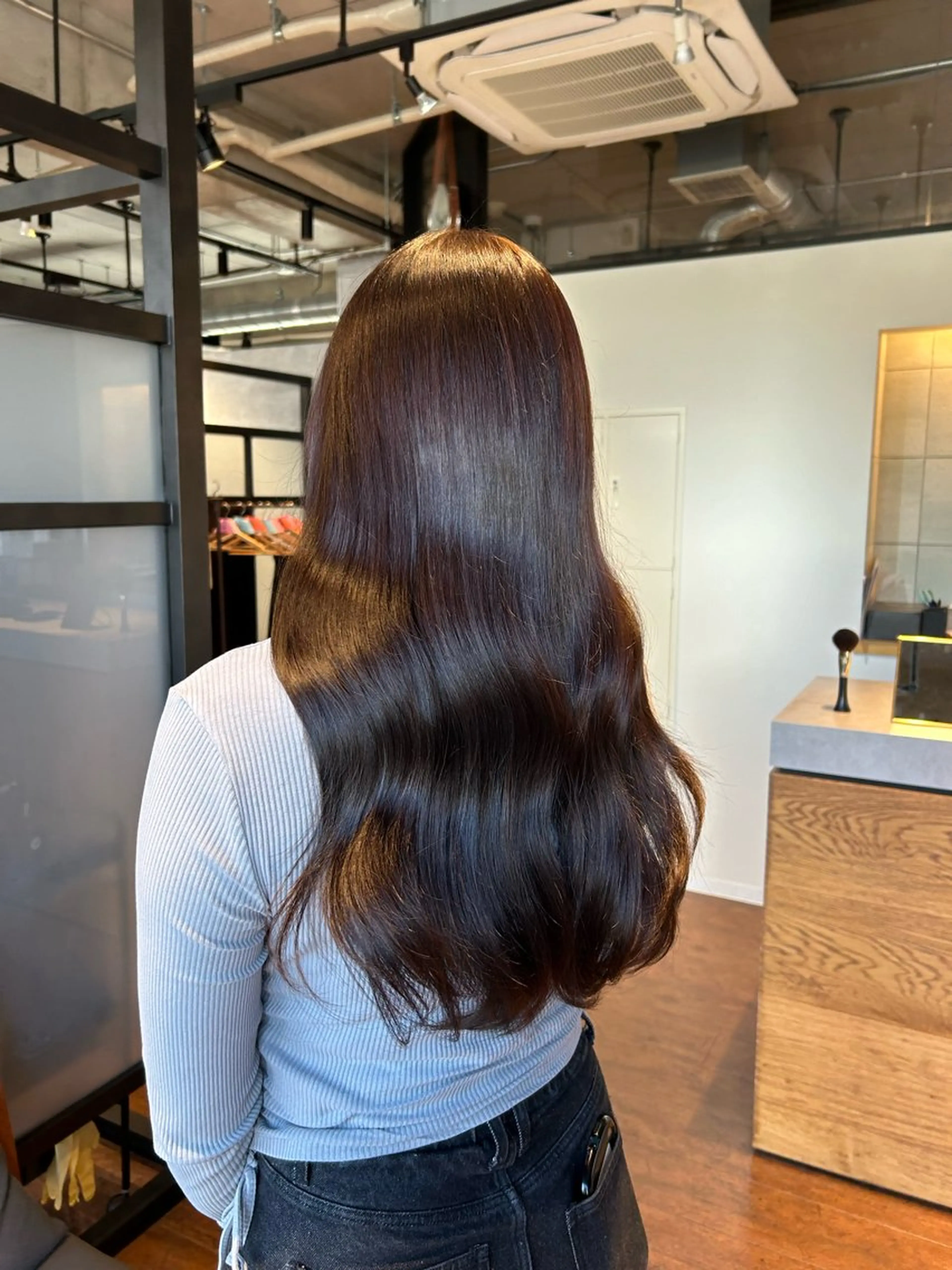 ロング カラー ヘアカラー トリートメント Nﾟ 秋田店【ナンバー】所属・nodoka /艶カラー🪽のヘアスタイル