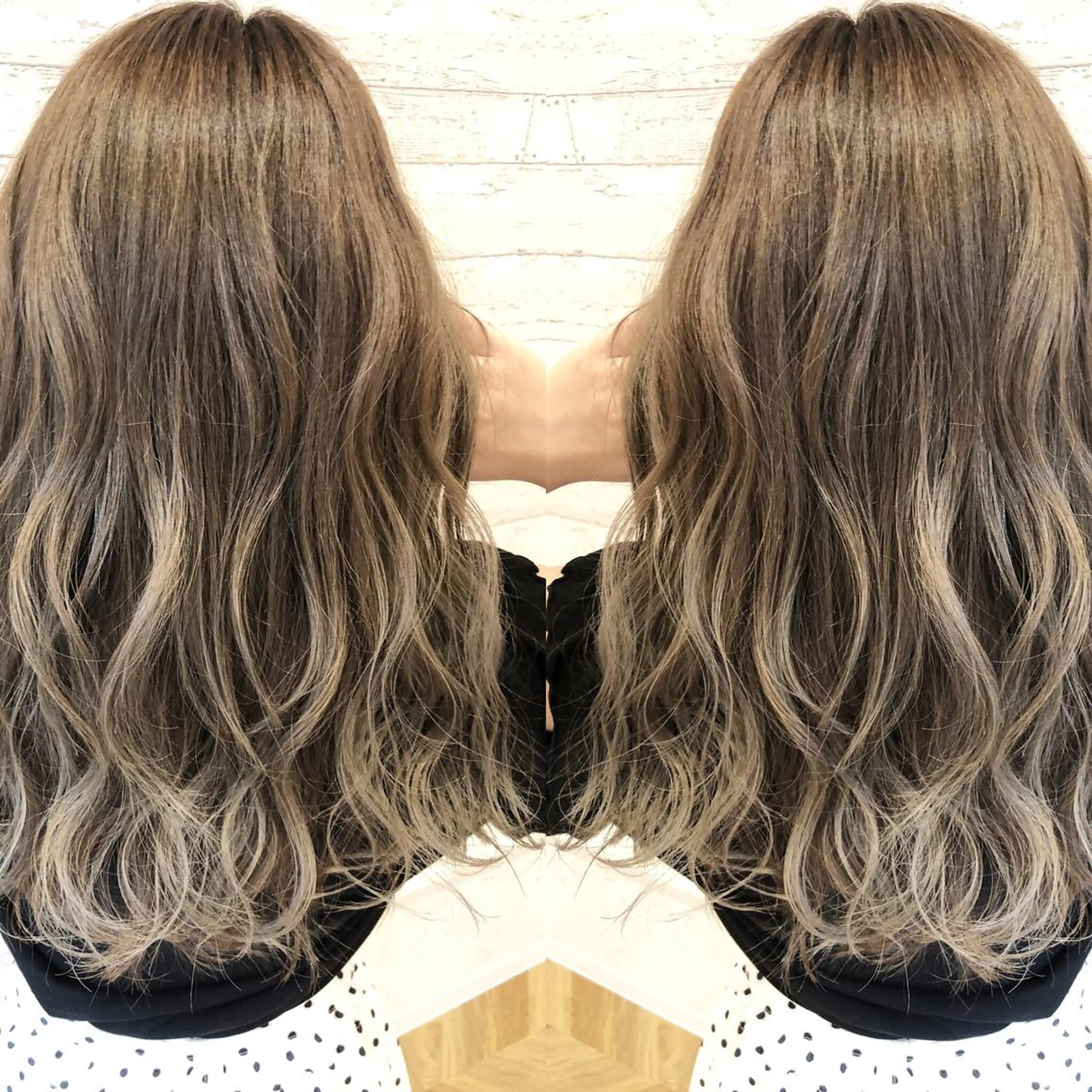ロング カラー ☆ハイトーン口コミ◎ WiLL/京橋のヘアスタイル
