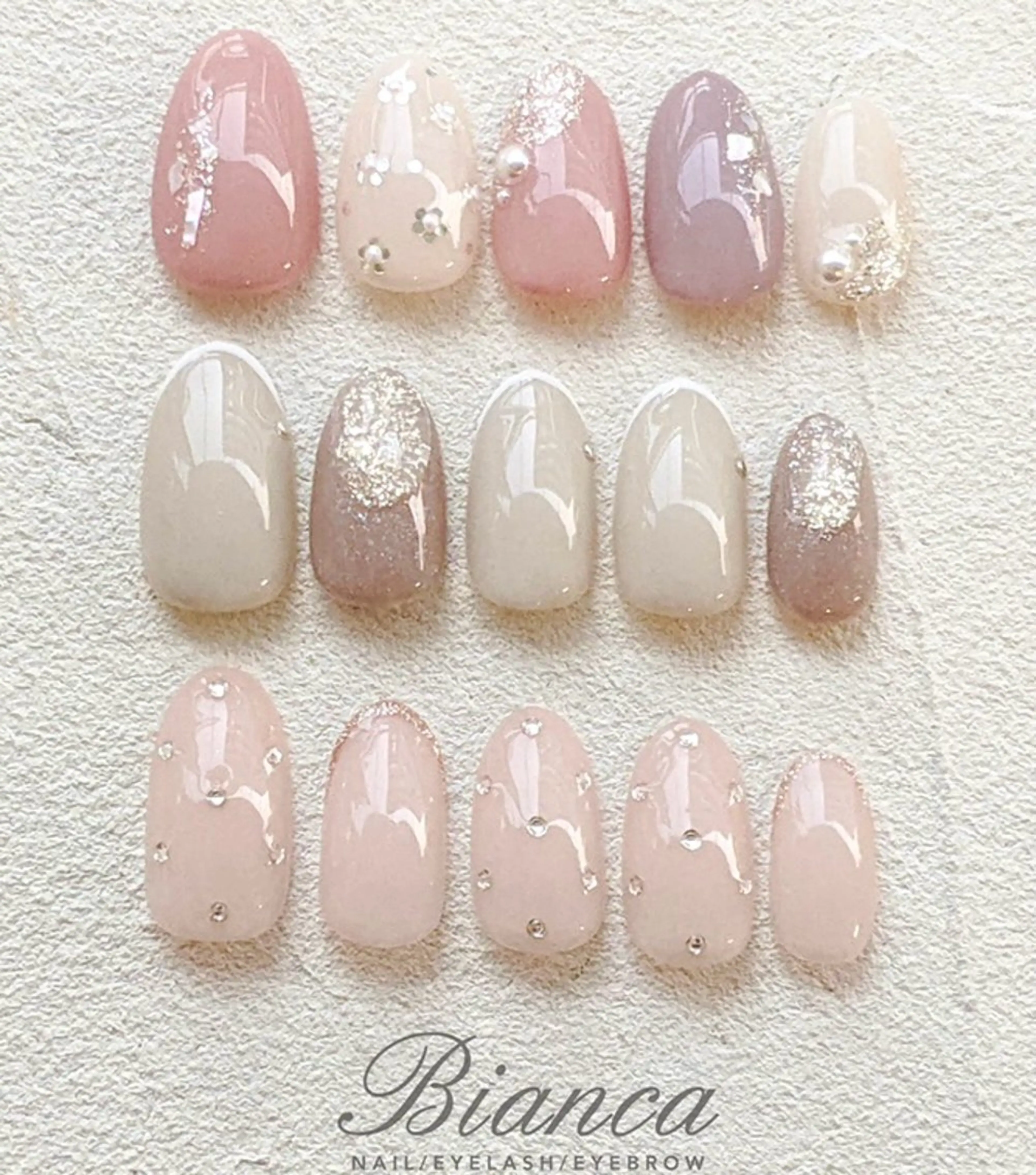 ネイル ハンドネイル ビアンカ上野店 中島　せり菜のネイルデザイン