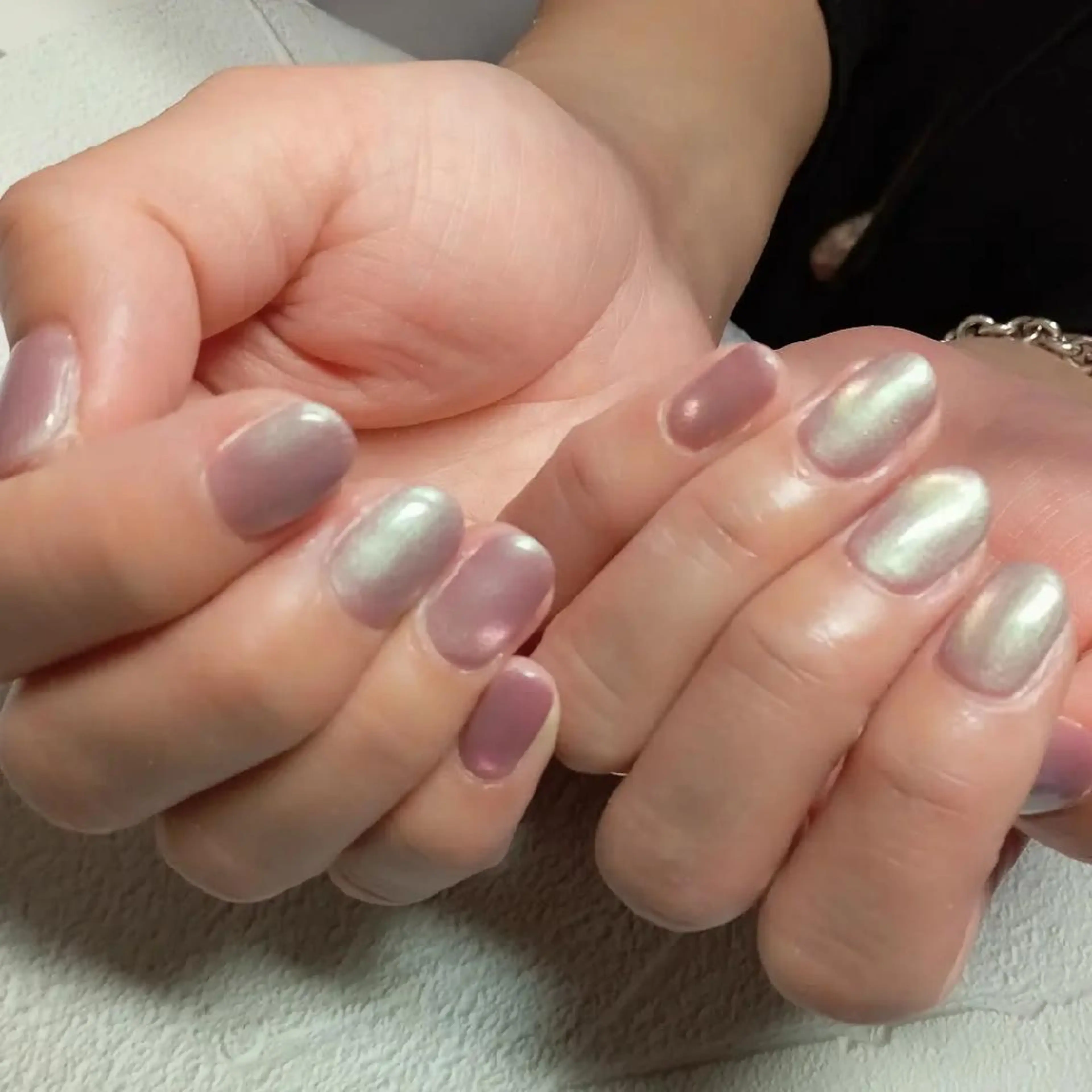ネイル キラキラネイル マグネットネイル ビー玉ネイル オフィスネイル シンプルネイル ハンドネイル flure de neige yukiのネイルデザイン