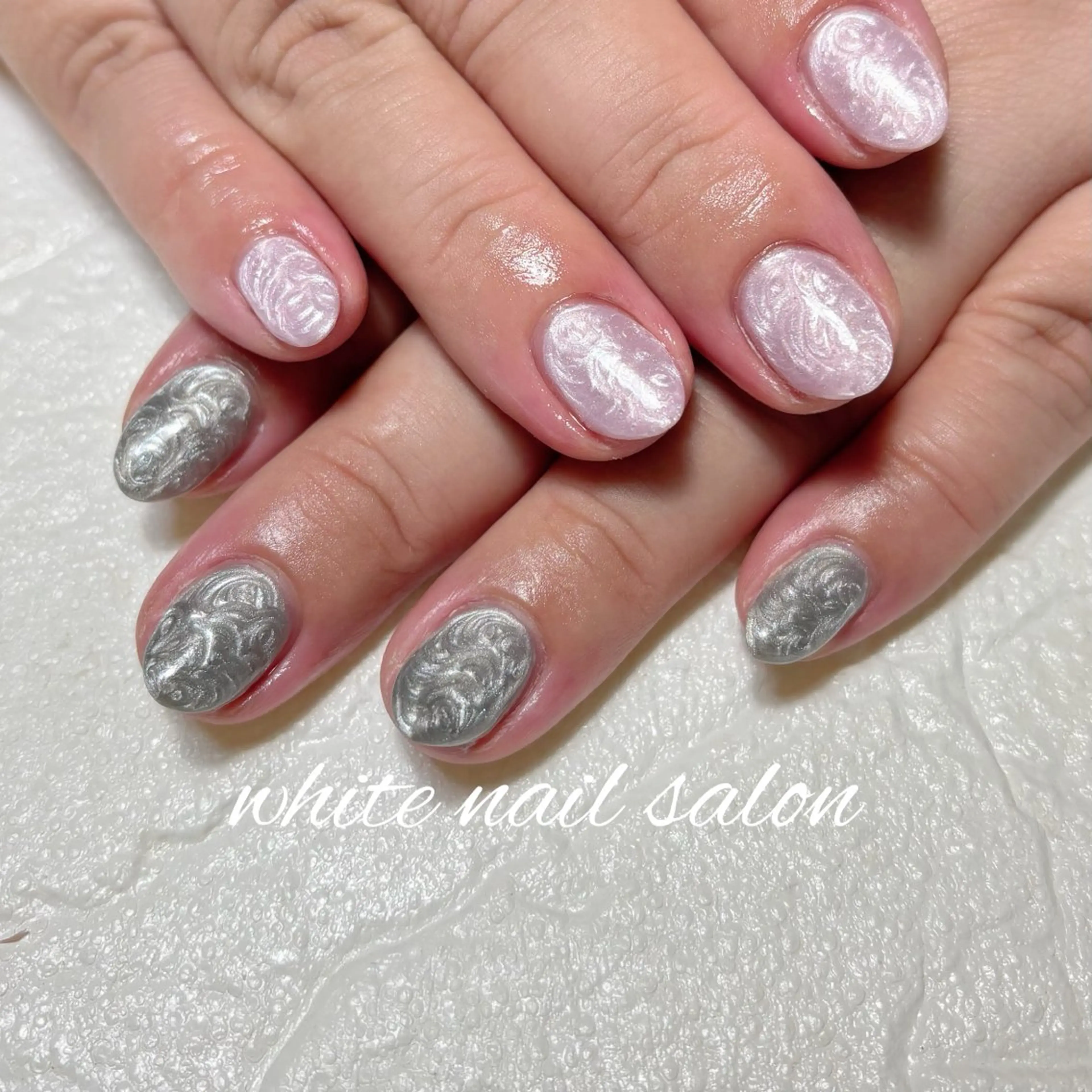 ネイル フットネイル ハンドネイル white nail salonのネイルデザイン