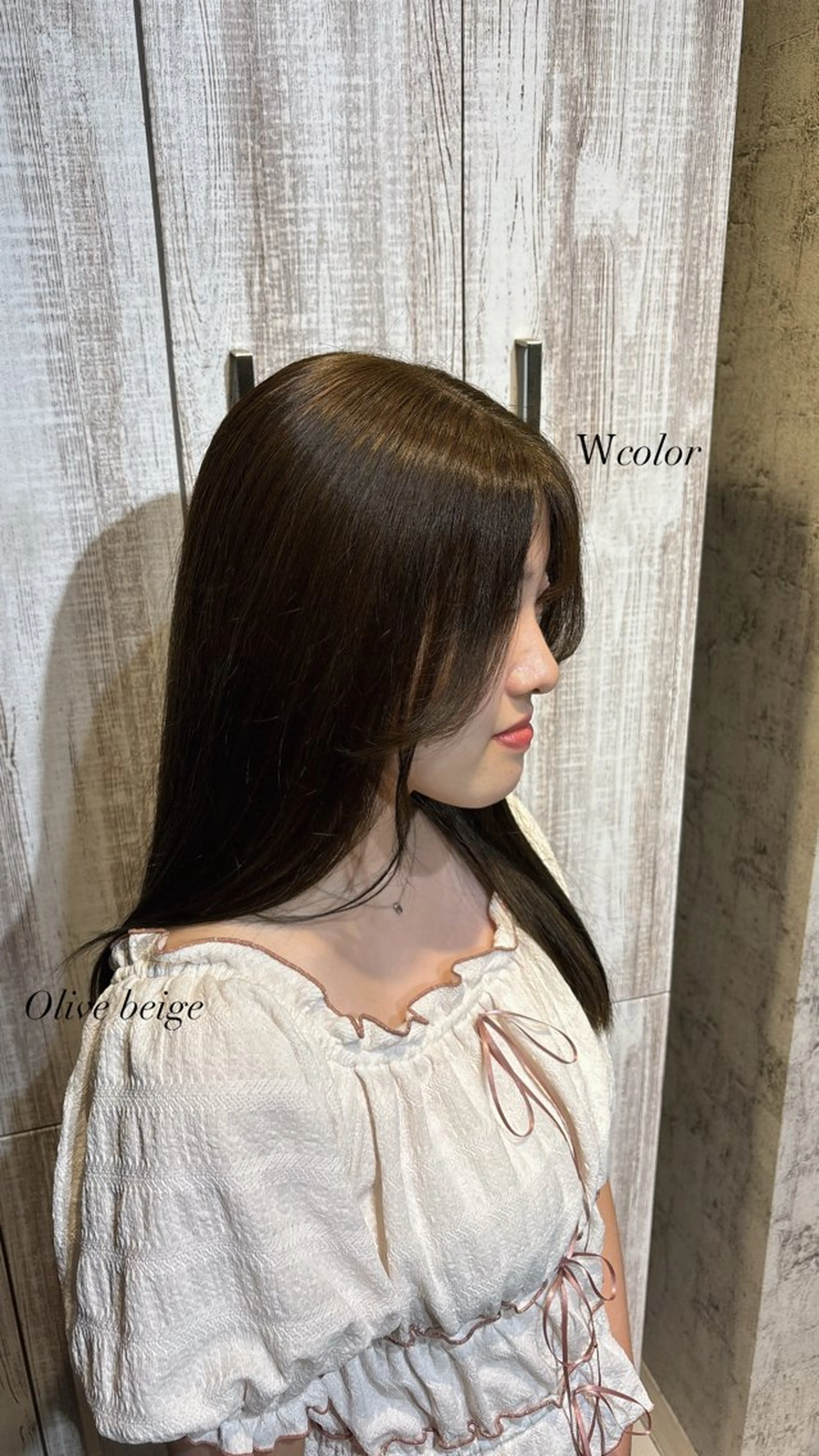 ロング カラー ヘアカラー 韓国／うる艶カラー 🐈‍⬛💗miyuのヘアスタイル