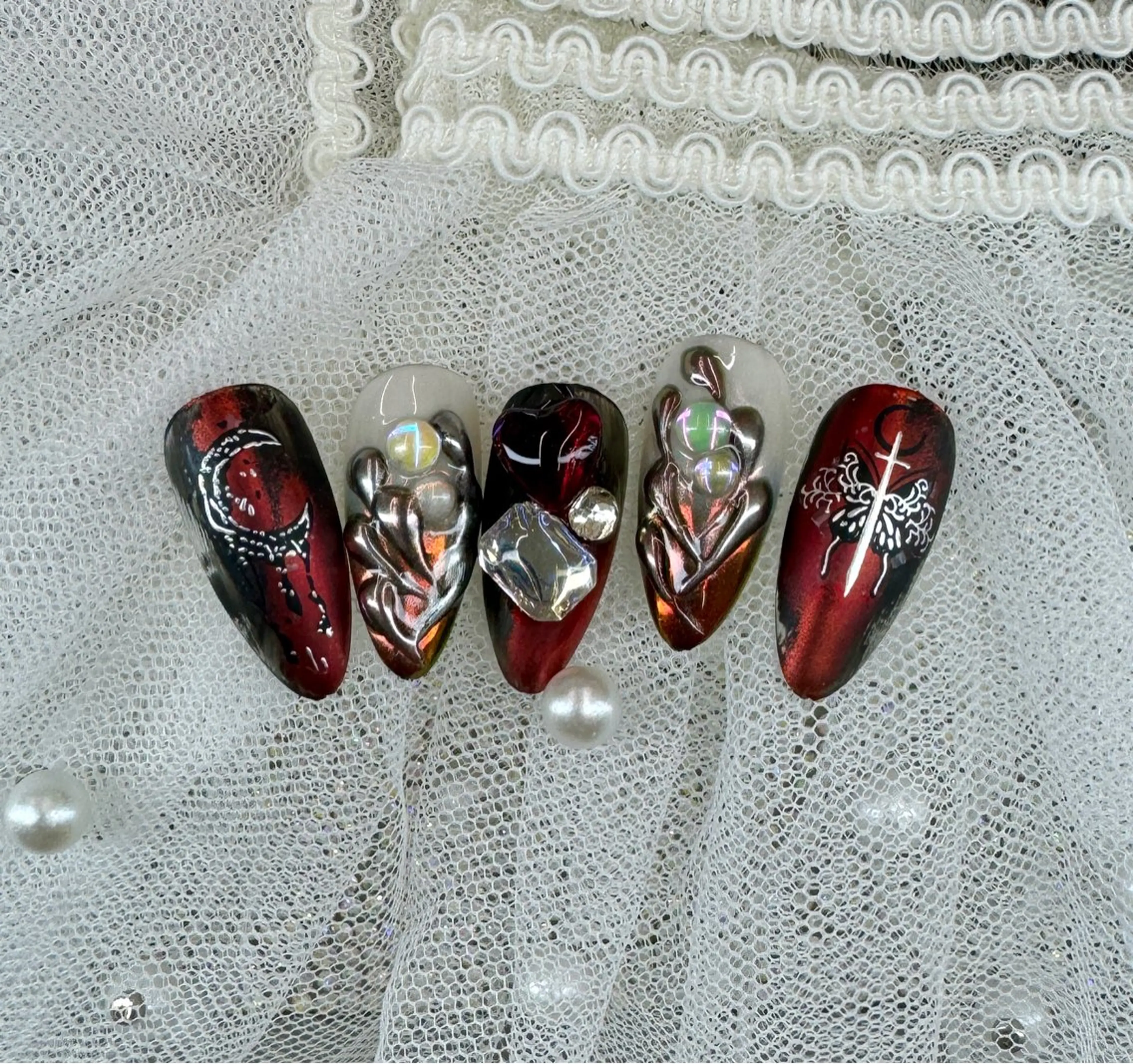 ネイル ハンドネイル AngelChris ビューティーサロンのネイルデザイン