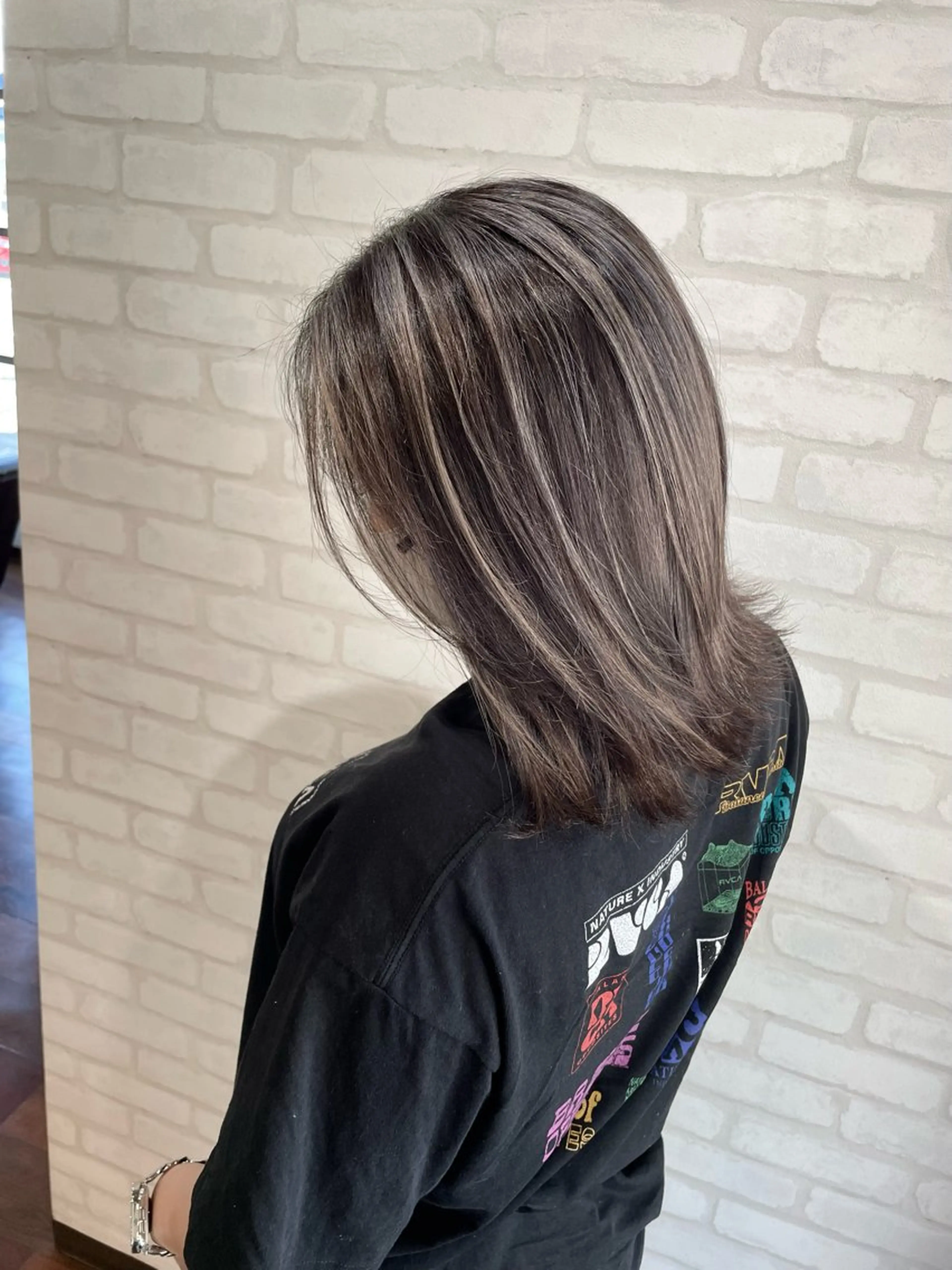 ミディアム ヘアカラー 🌝秦 美羽🌝のヘアスタイル