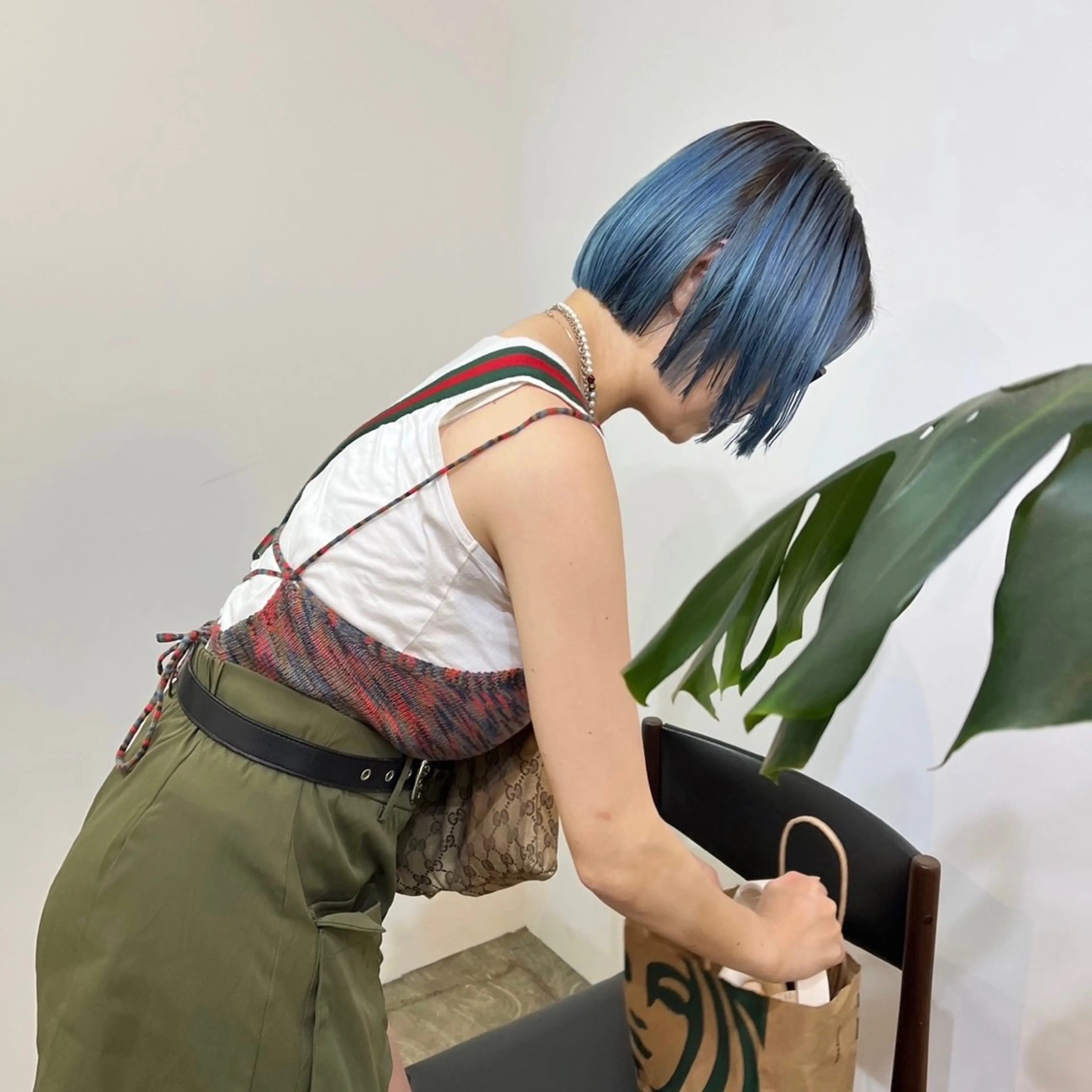 ショート カラー ハイトーン/心斎橋/ honomiのヘアスタイル