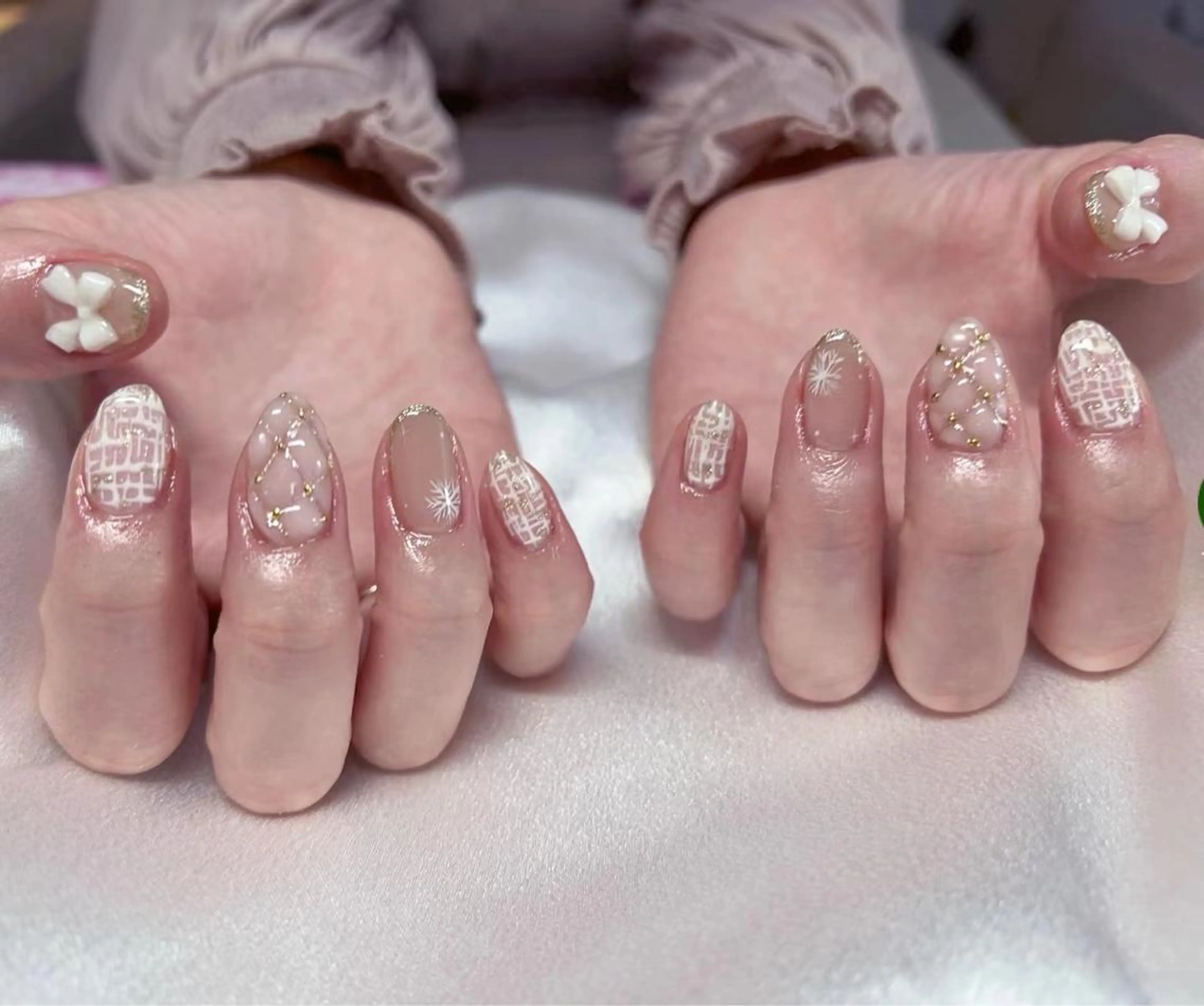 ネイル アイブロウ ハンドネイル Moana Nail 長さだし専門店のネイルデザイン