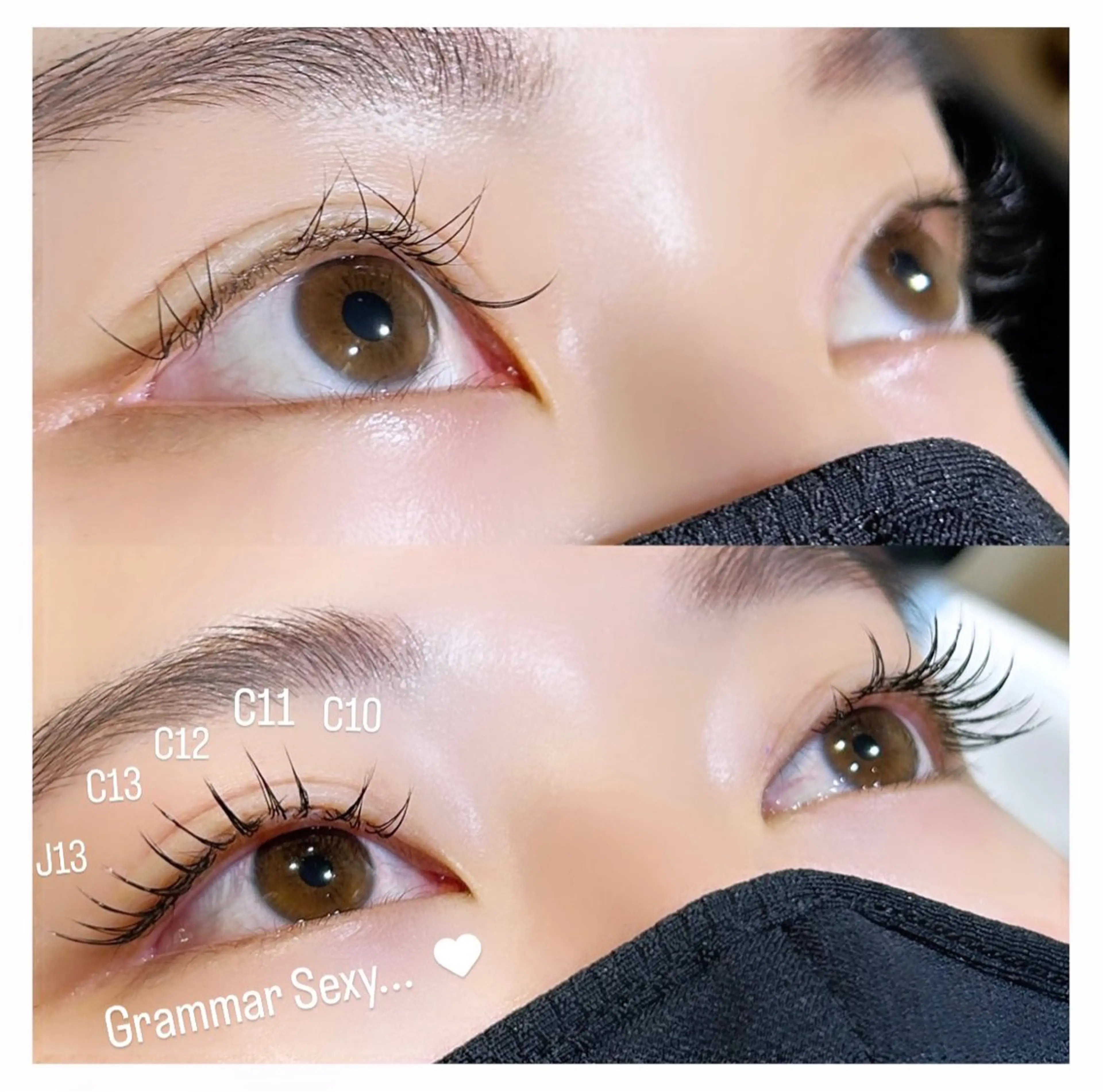 マツエク　まつ毛　Jカール　×52 グラマーセクシー 100本Cカール.Jカール10mm.11mm.12mm.13mm