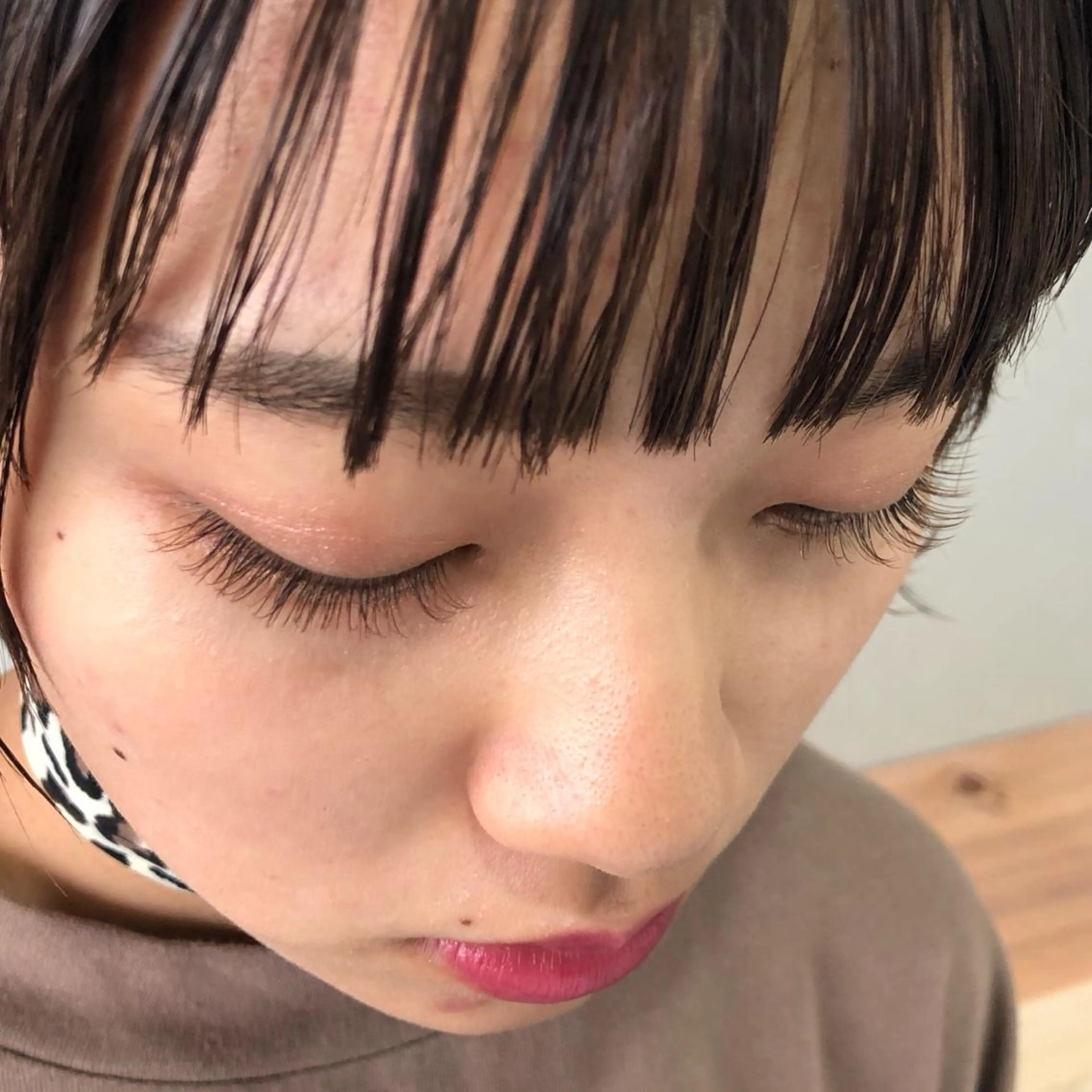 カラーエクステ  100本の写真