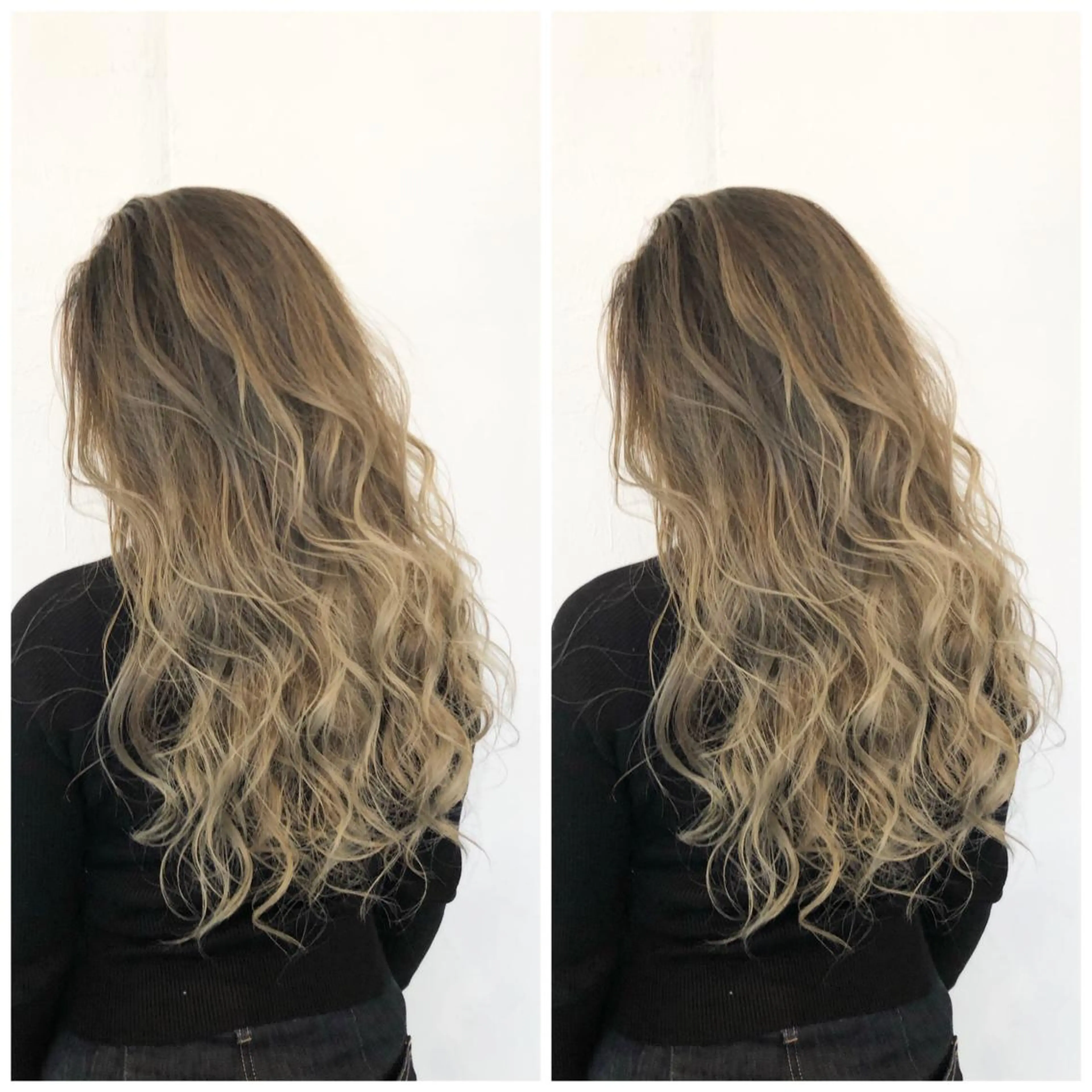 ロング レイヤーカット カット ヘアカラー トリートメント バレイヤージュカラー 特化美容師✨星皓太のヘアスタイル
