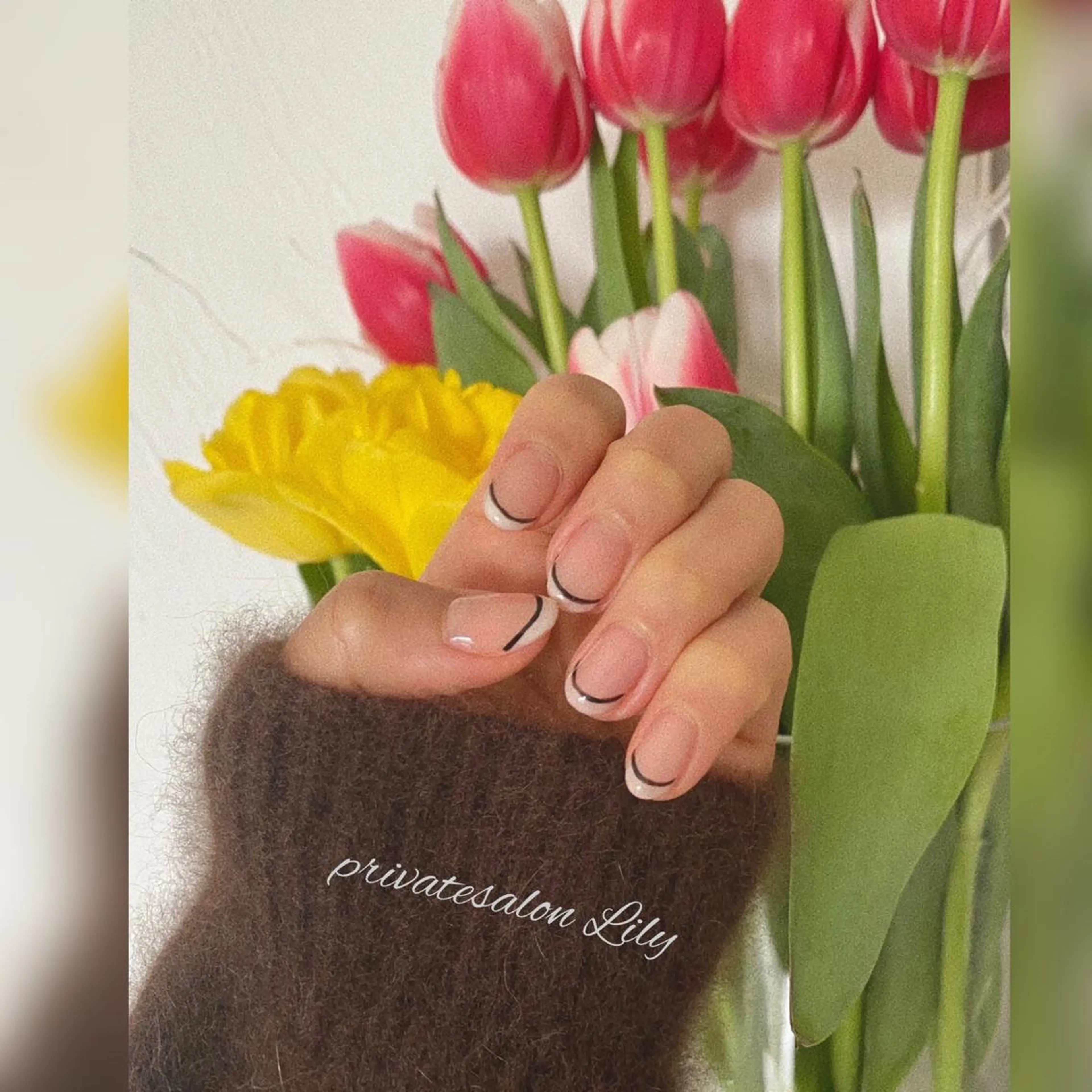 ネイル フレンチネイル ハンドネイル salon Lilyのネイルデザイン