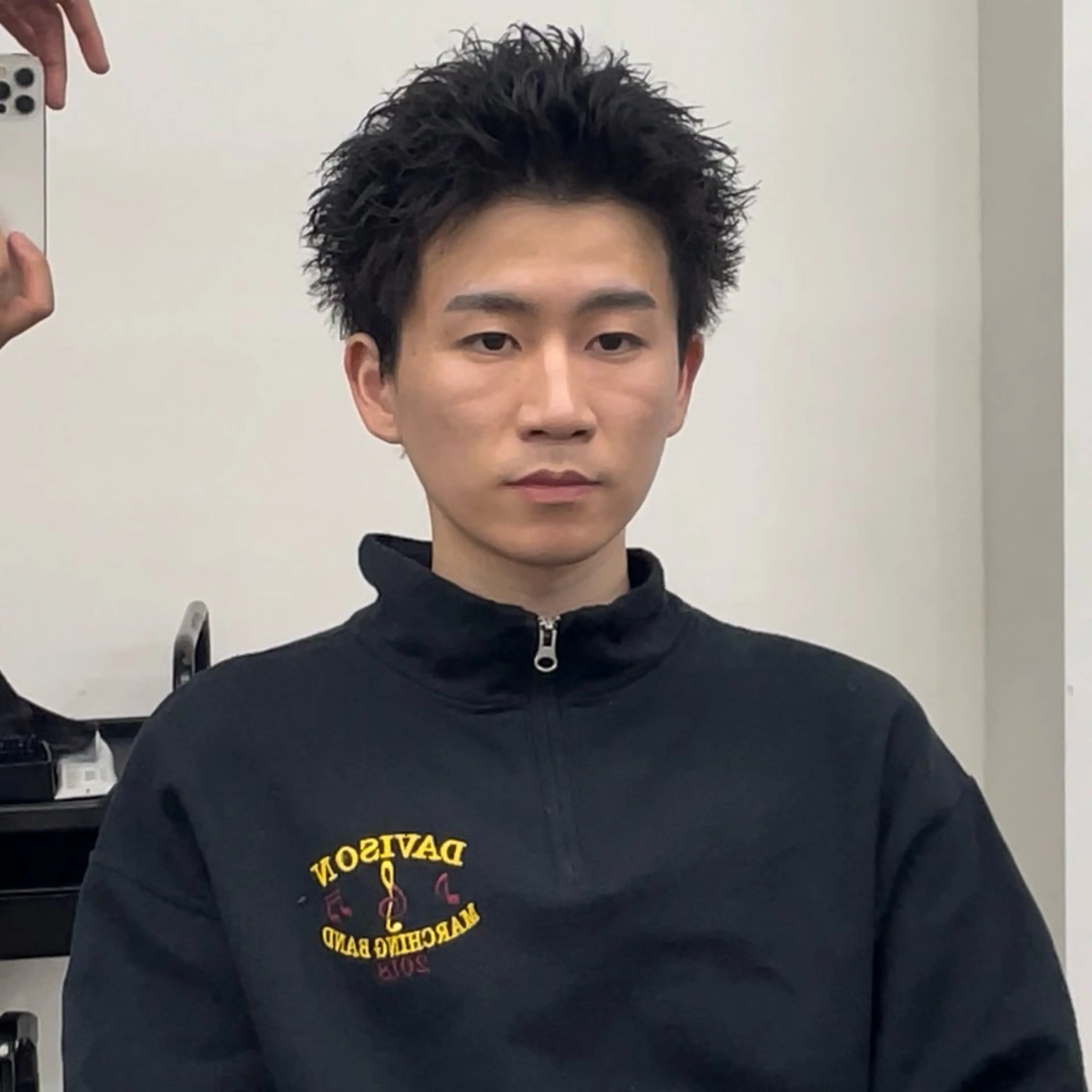 ショート ハイライト 韓国風ヘア レイヤーカット ショートヘア 縮毛矯正 🫧 下島友弥 【メンズ特化美容師】のヘアスタイル