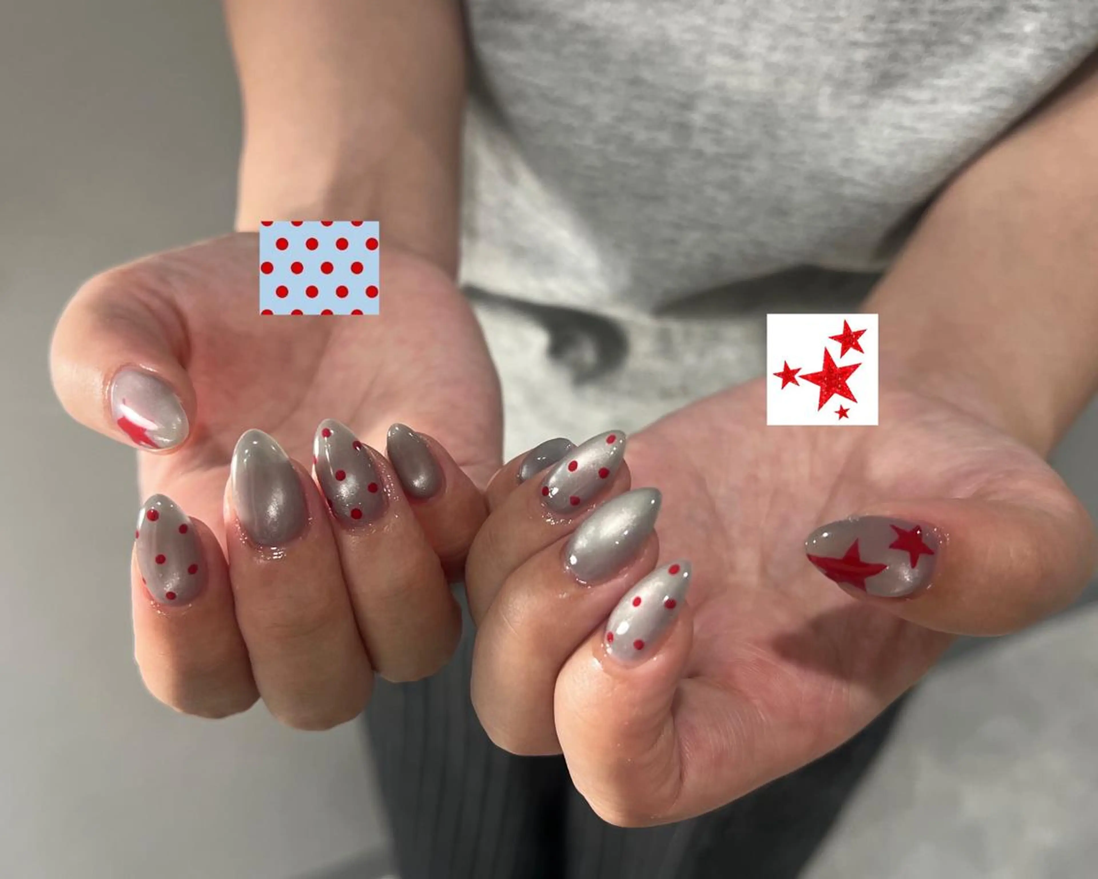 ネイル 持ち込み ストーンネイル ハンドネイル DL•BEAUTY / YUIのネイルデザイン