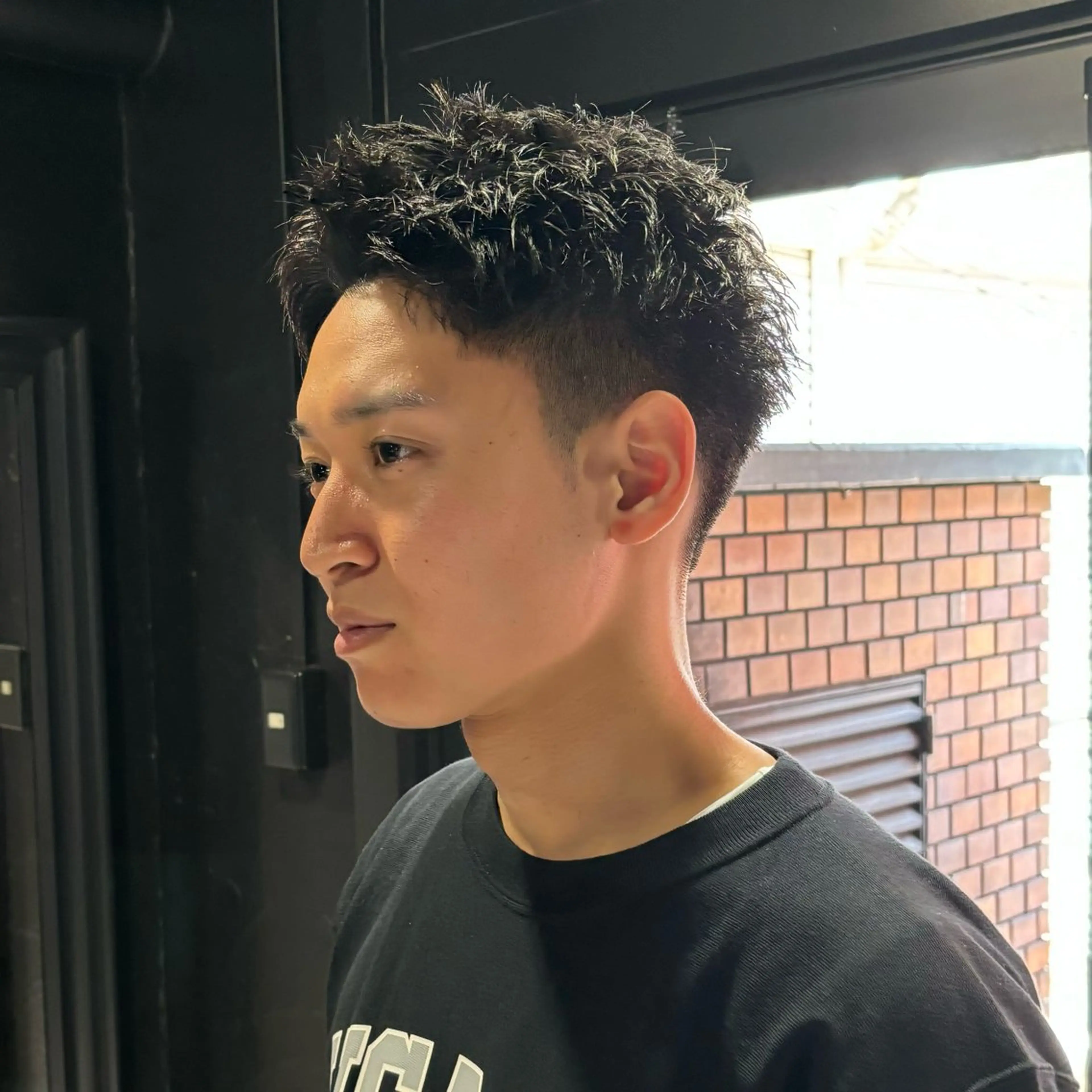 ショート メンズ スパイキーショート 刈り上げ ショートヘア カット ヘアセット スパイキーショート アメ村【戸兵吏駒】のヘアスタイル