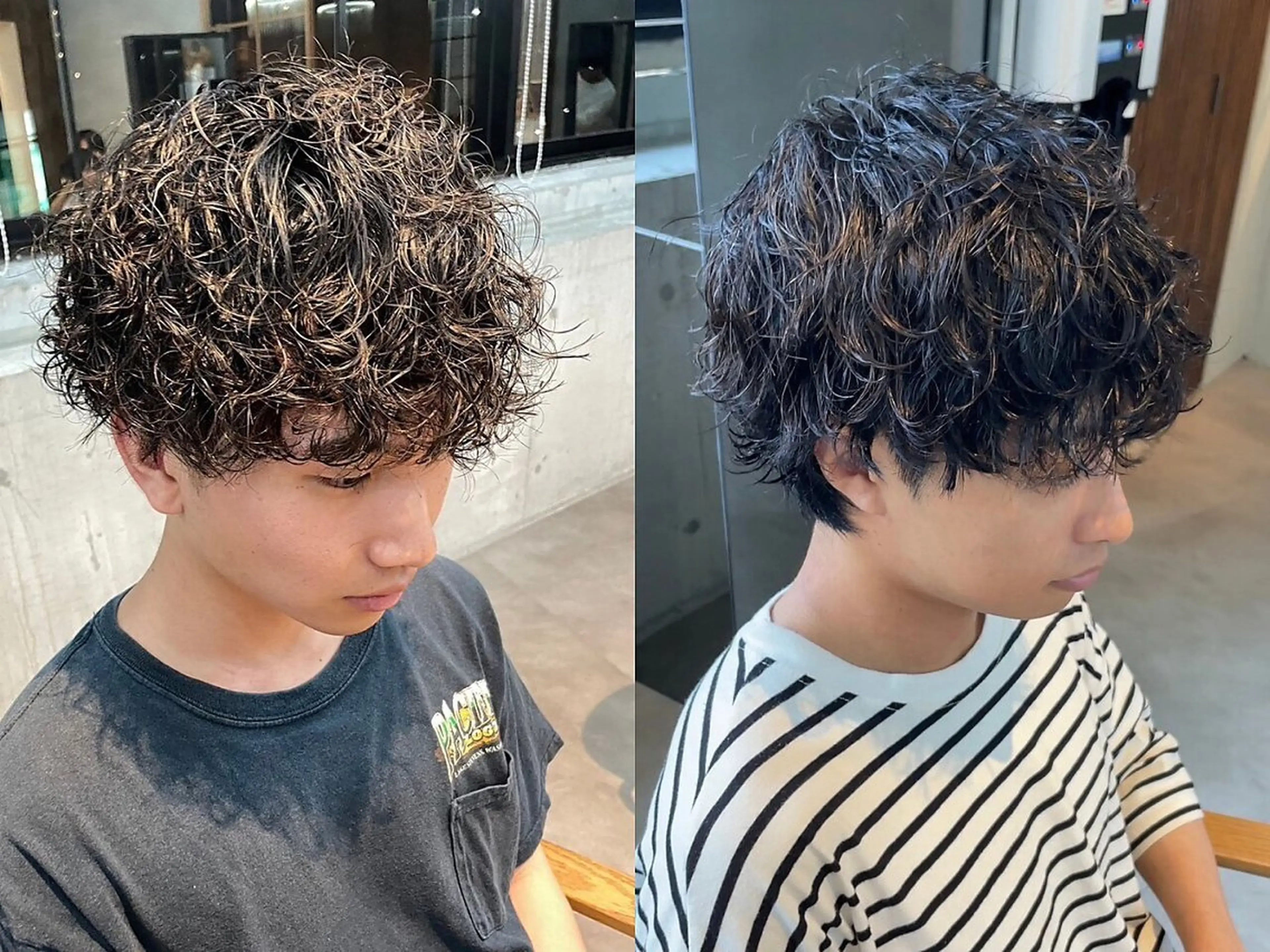 【メンズ限定メニュー】カット+もみ込むだけでキマるデザインパーマ¥10900の写真