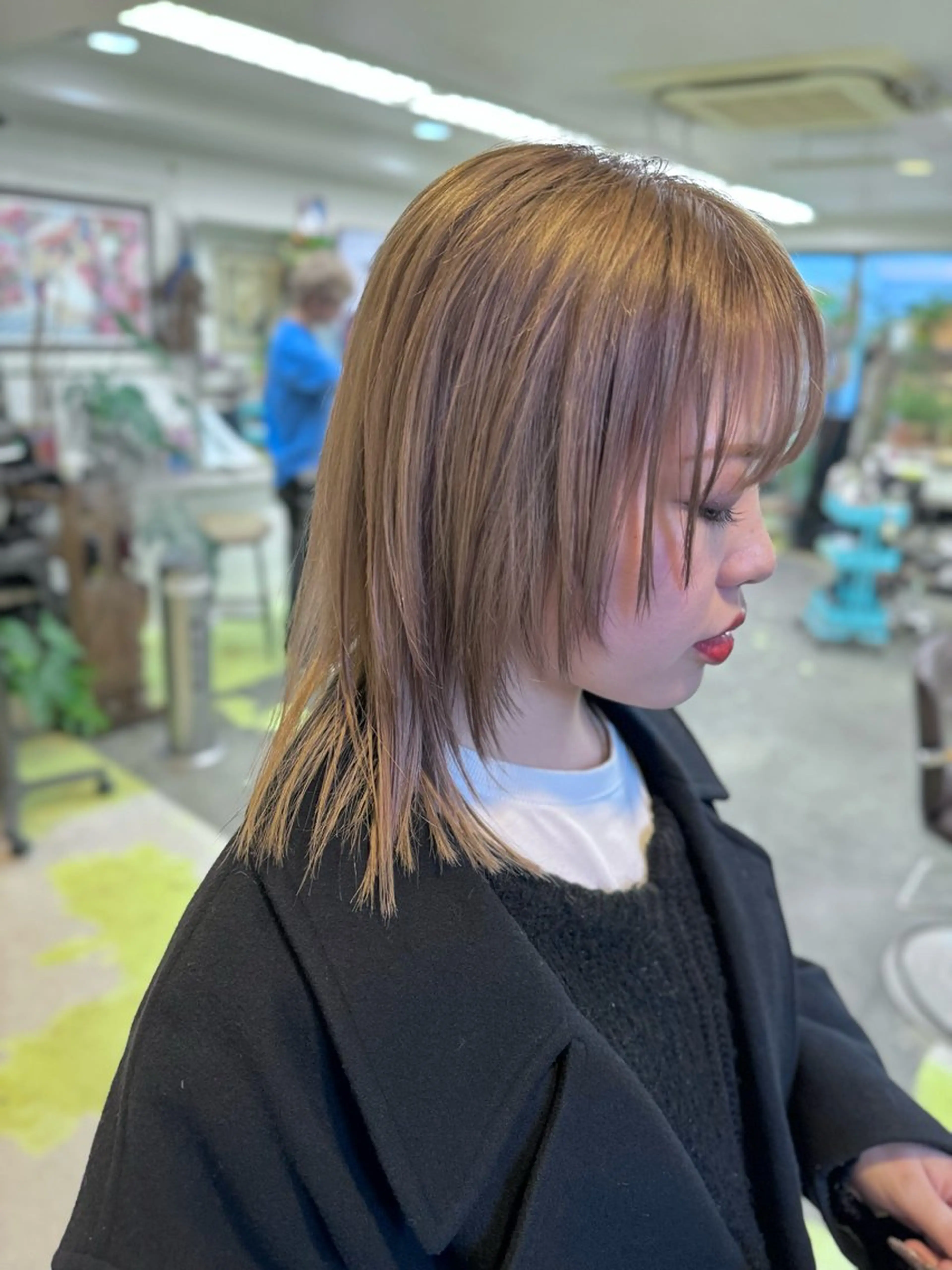 ミディアム カット ヘアカラー LIBRO所属・Moca 〰️のヘアスタイル