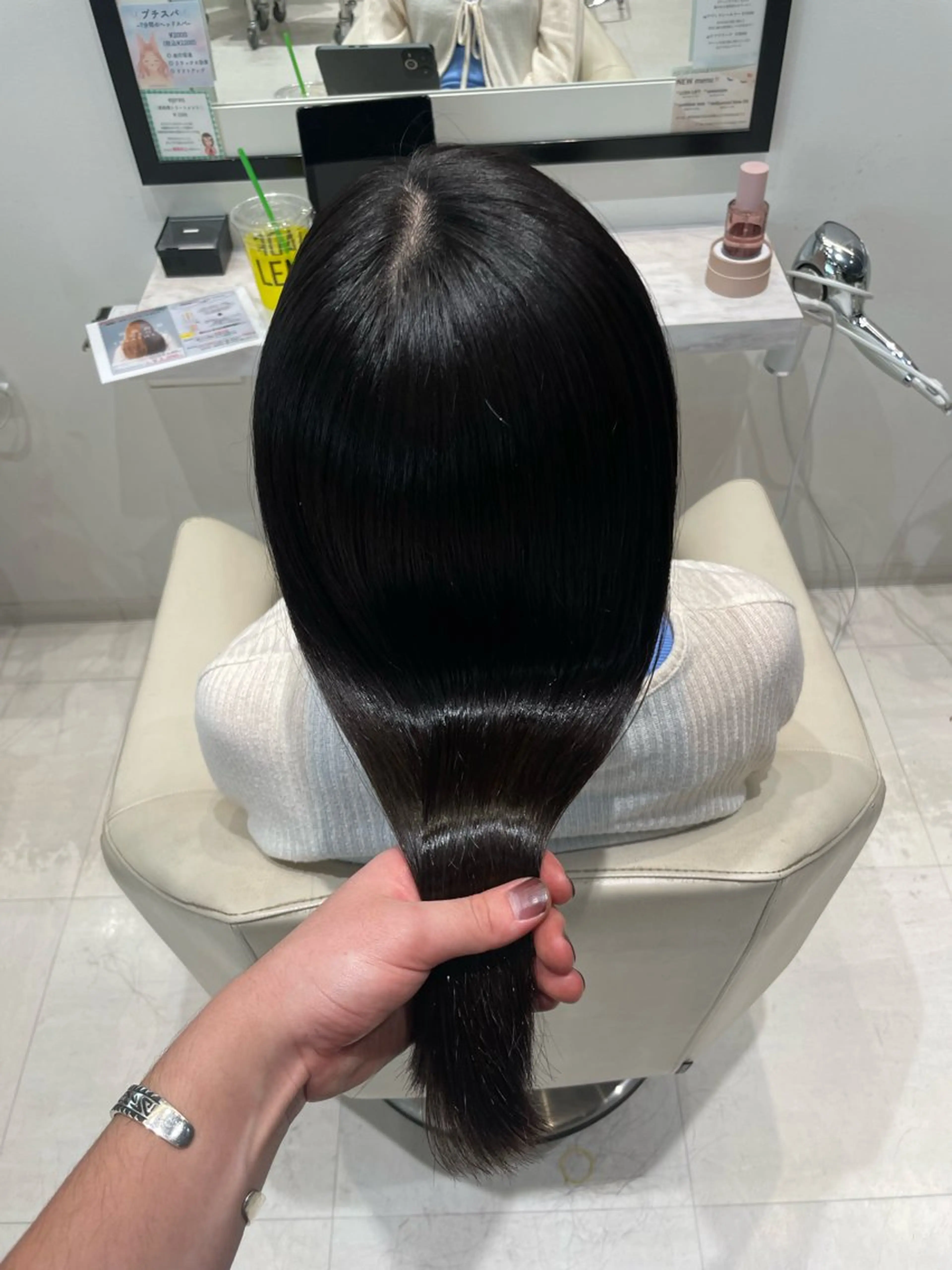 ロング カラー カット ヘアカラー トリートメント k-two✨たき艶感 カラー／美髪矯正のヘアスタイル