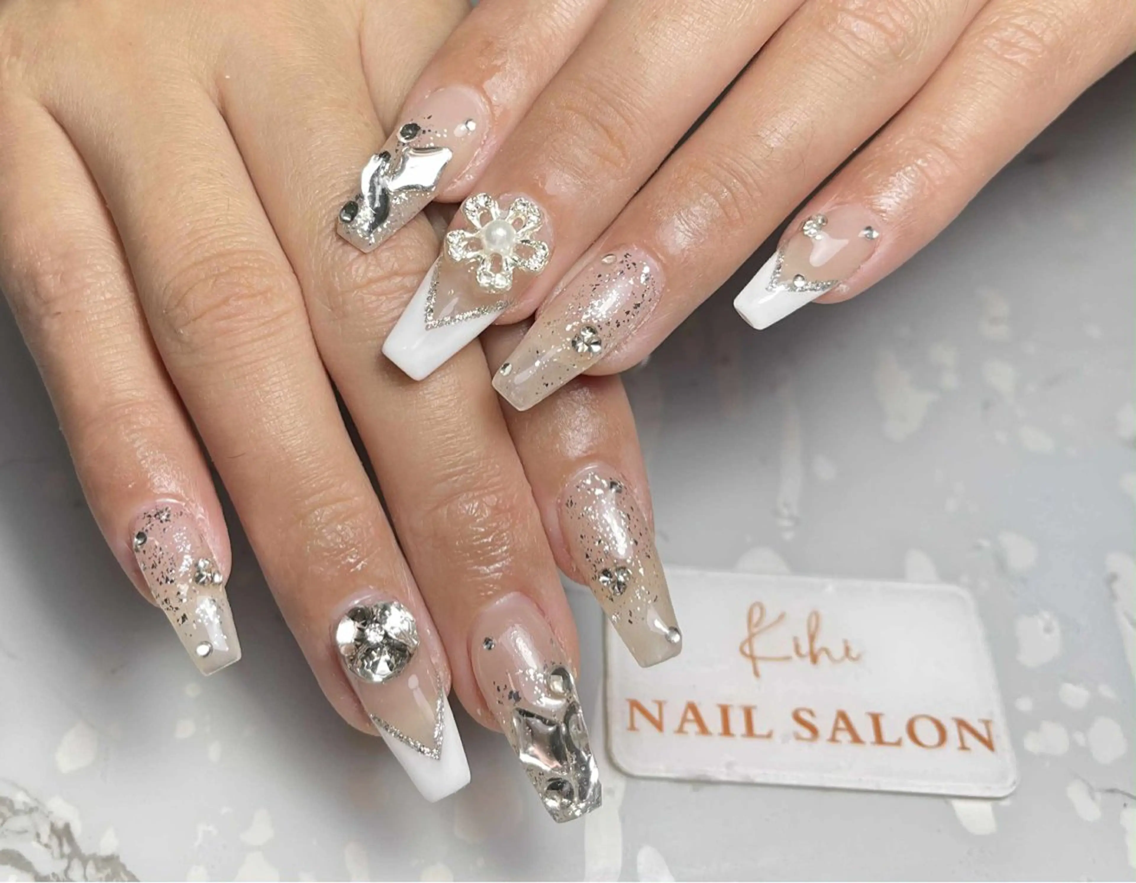 ネイル アートネイル フレンチネイル ジェルネイル グラデーション 韓国ネイル ハンドネイル ハンドケア Nail Salon Kihi さくらのネイルデザイン