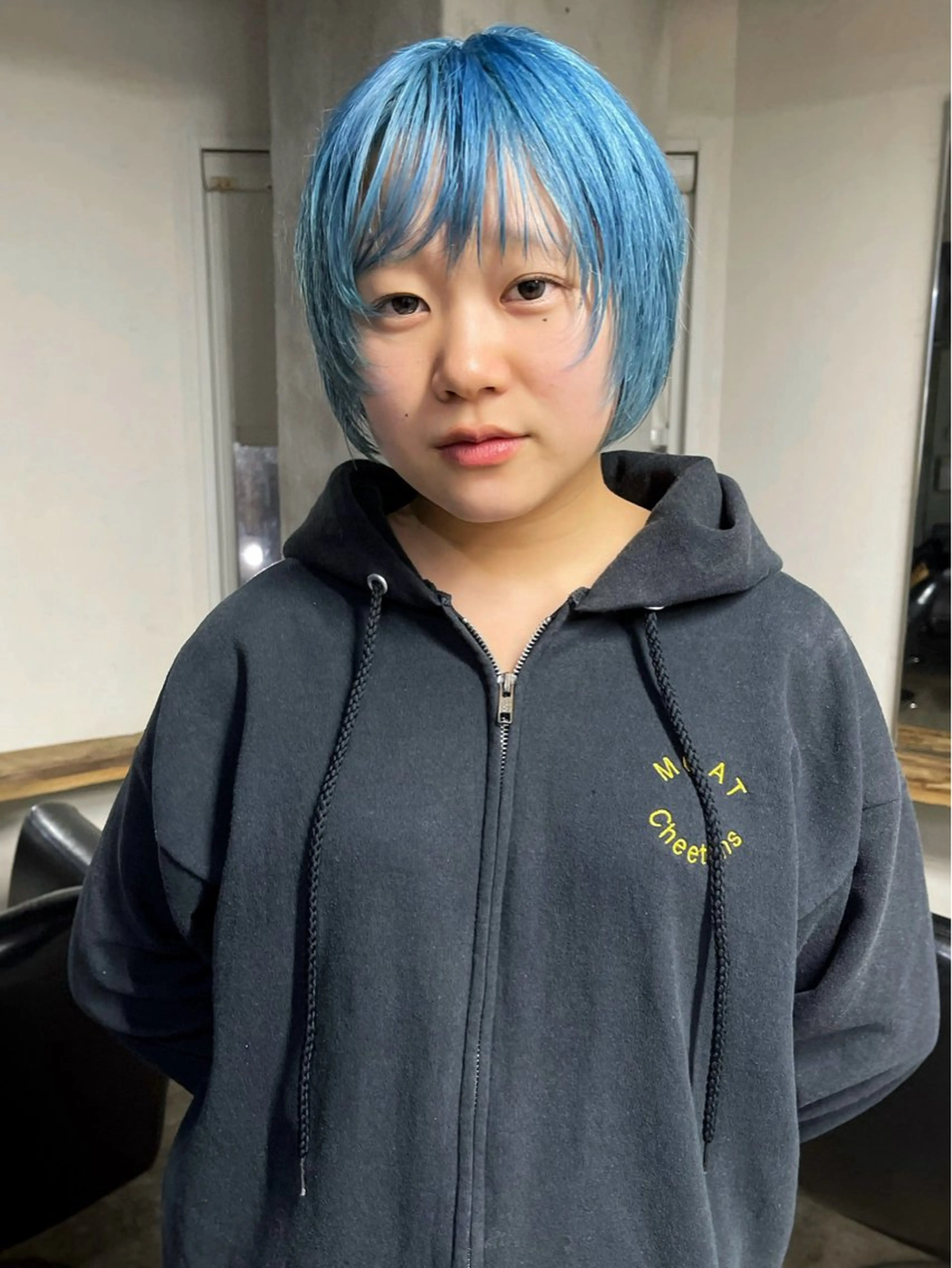 ショート カラー 安部佑哉/ハイトーン /レイヤー/グランジのヘアスタイル