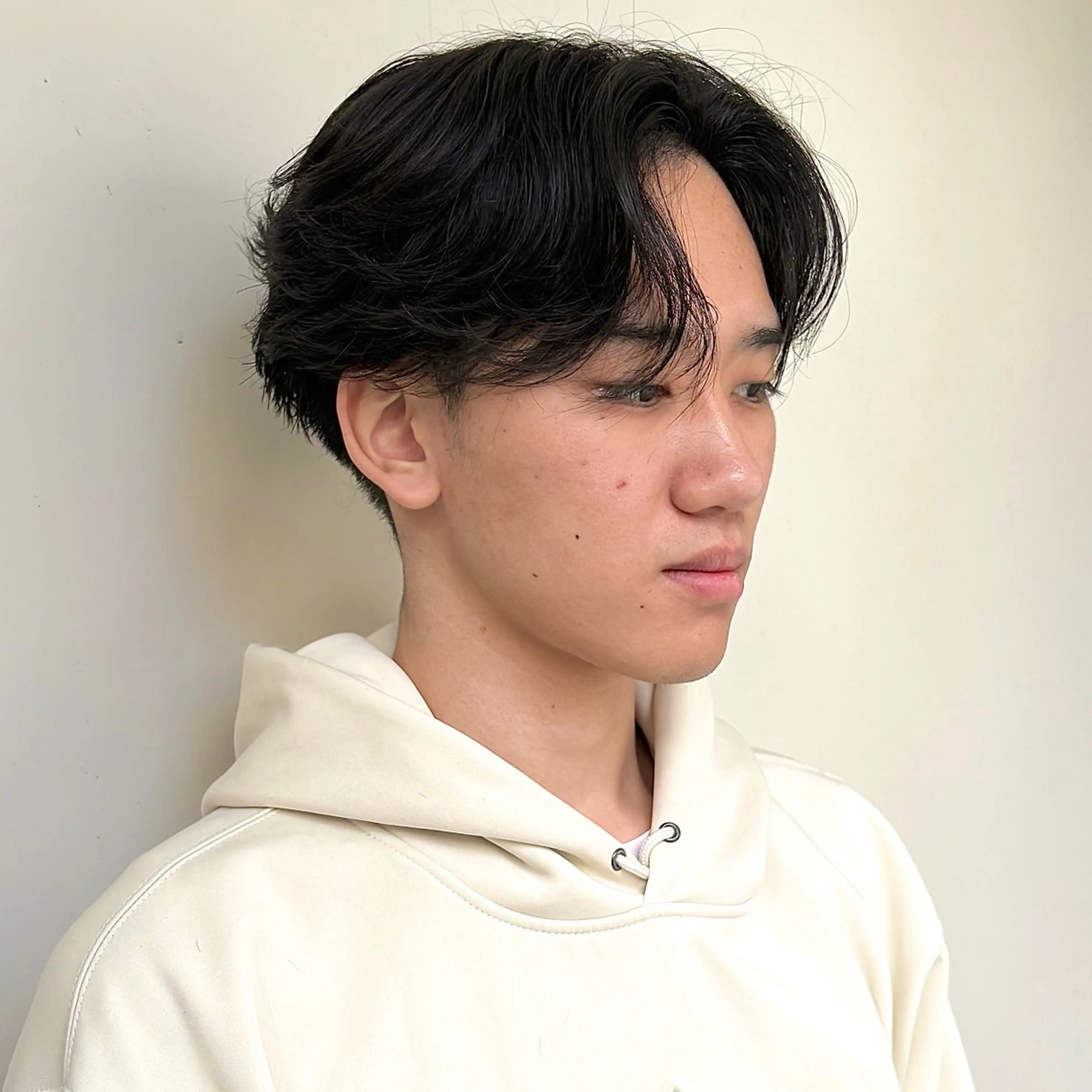 ショート カット メンズ/フェザー パーマ/RYOTAのヘアスタイル