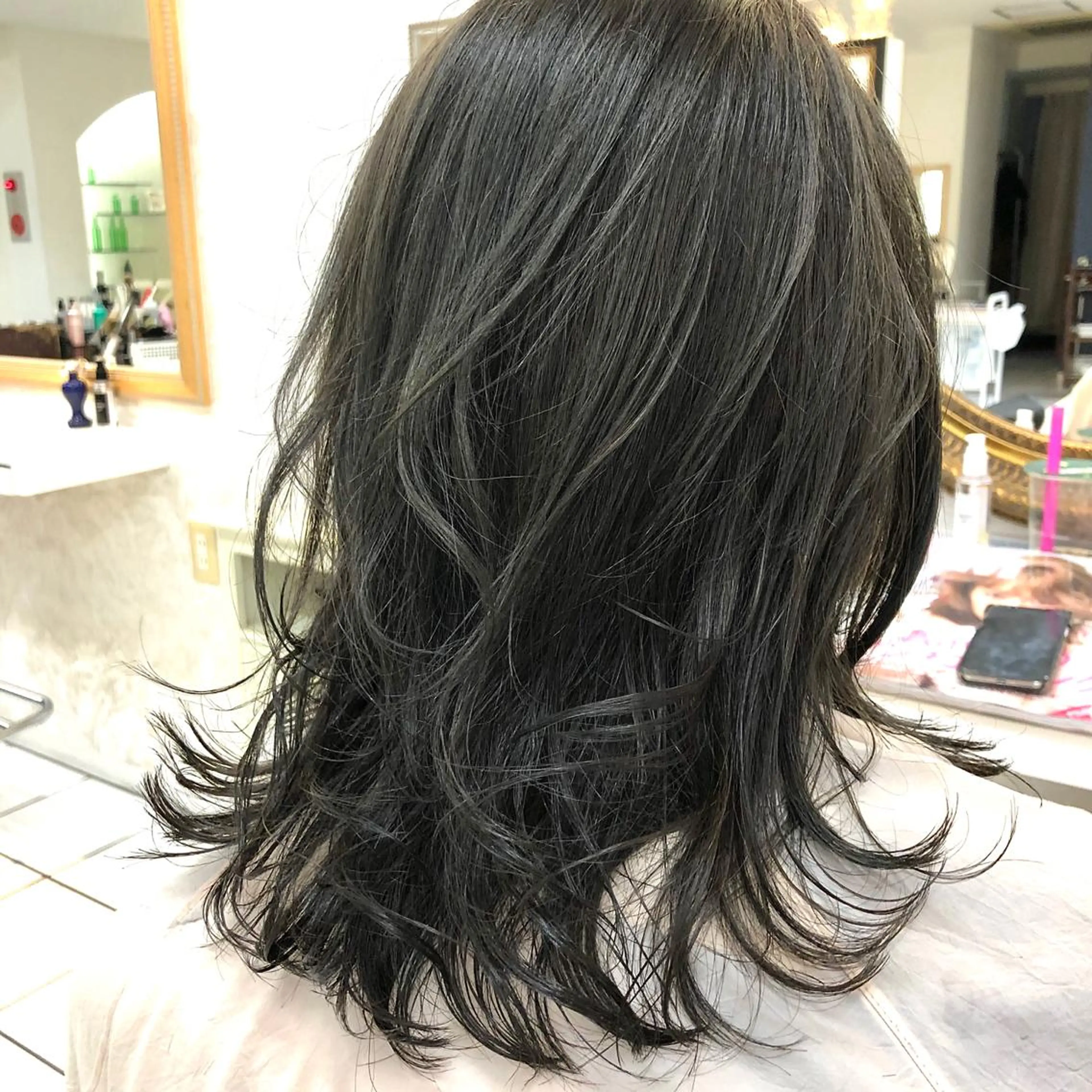 セミロング カット ヘアカラー トリートメント [仙台髪質改善]小原 弘之のヘアスタイル
