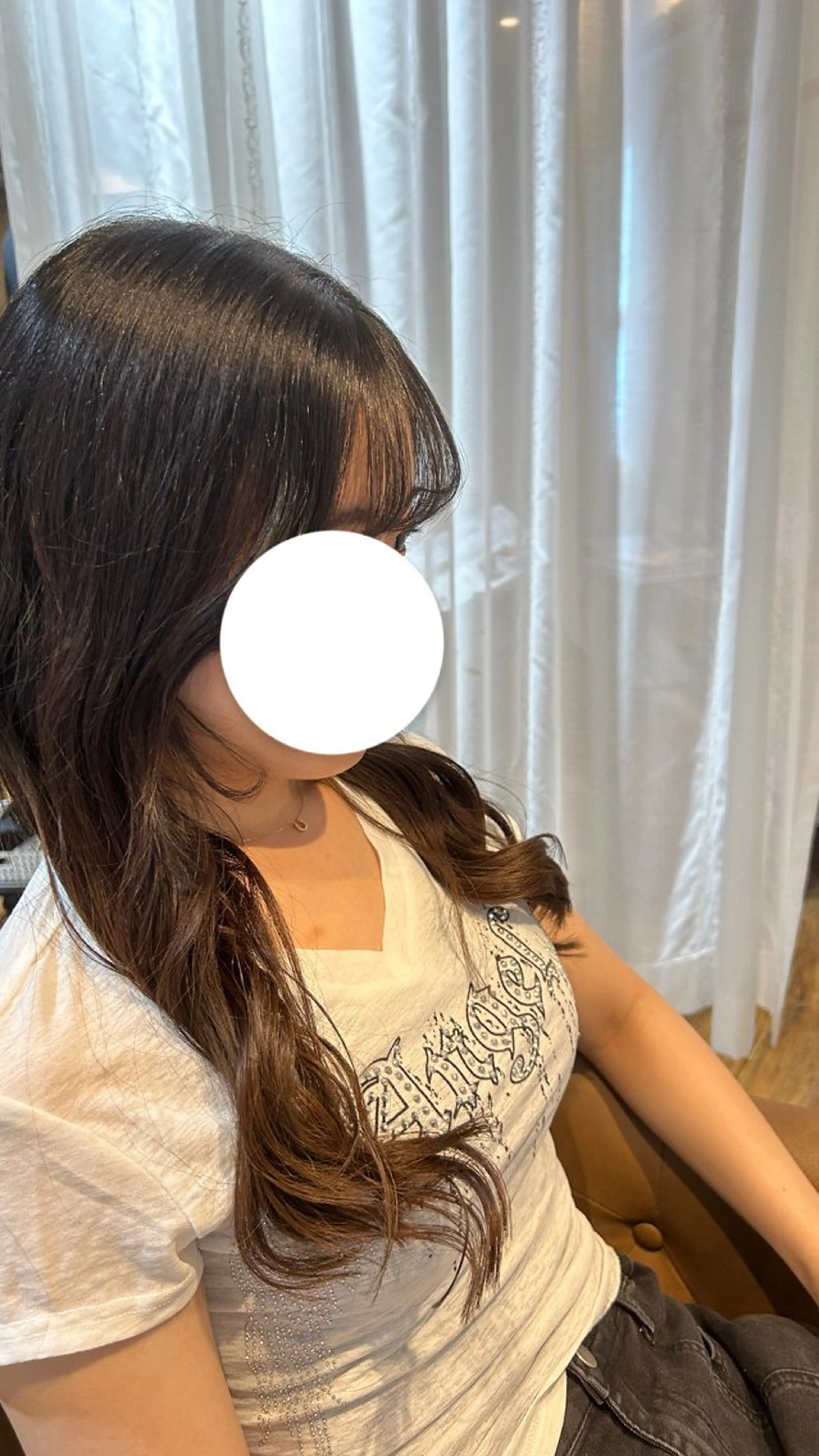 セミロング 8.9月カットモデル ✨募集中✨河本玲奈のヘアスタイル