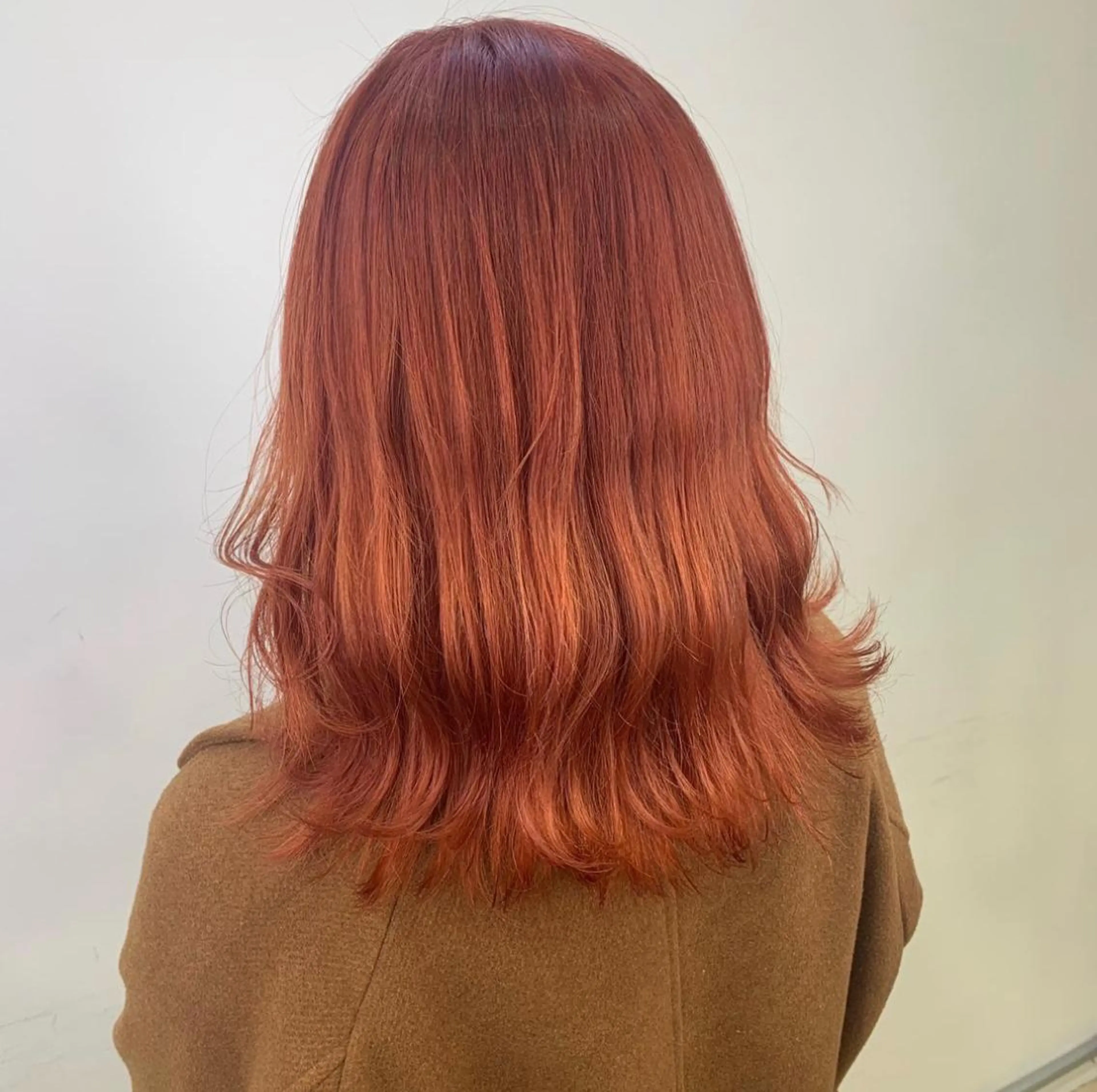ミディアム ダウンパーマ🇰🇷 毛流れパーマ【かな】のヘアスタイル