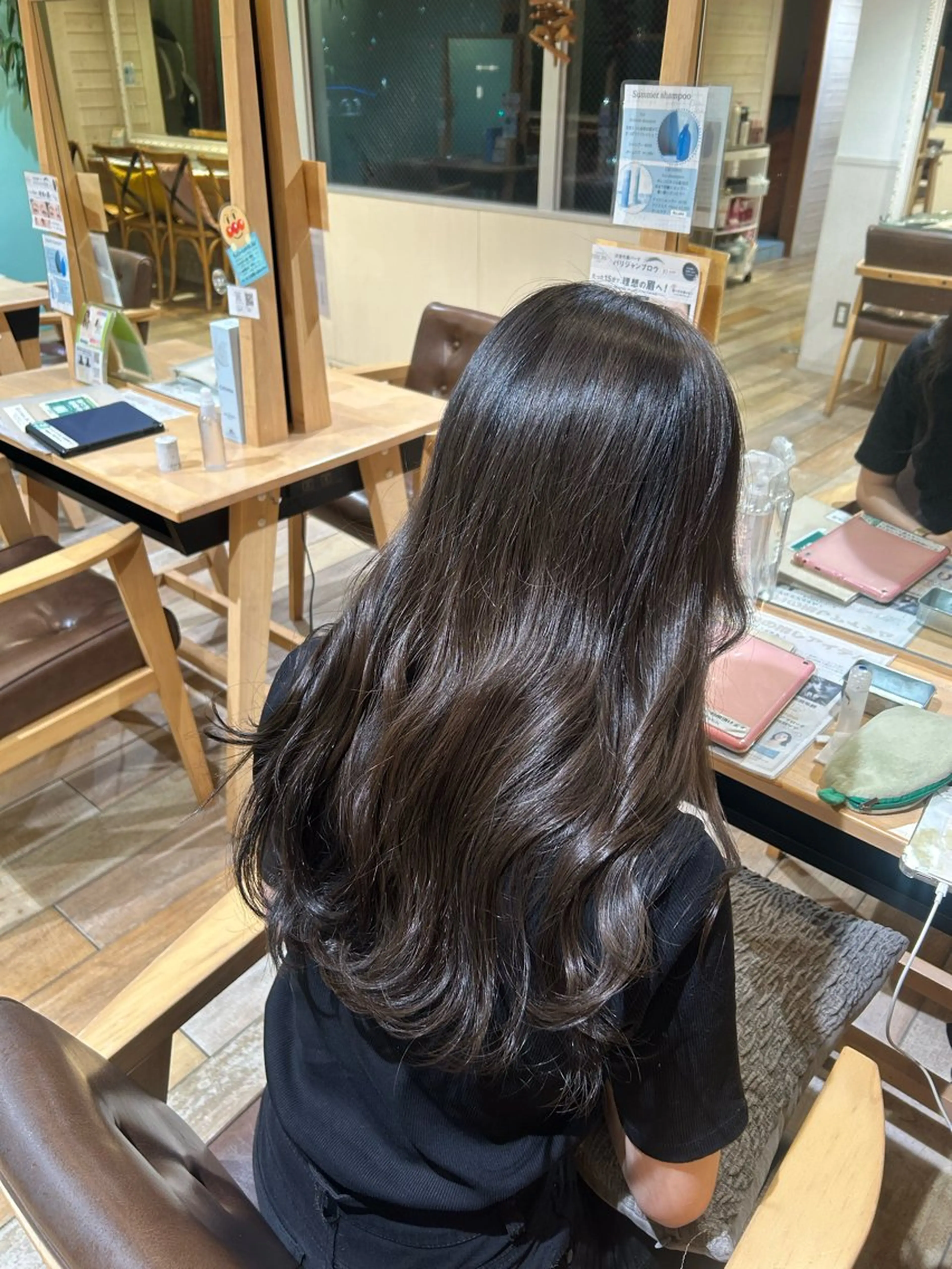 ロング カラー ヘアカラー トリートメント 時田 羽美のヘアスタイル