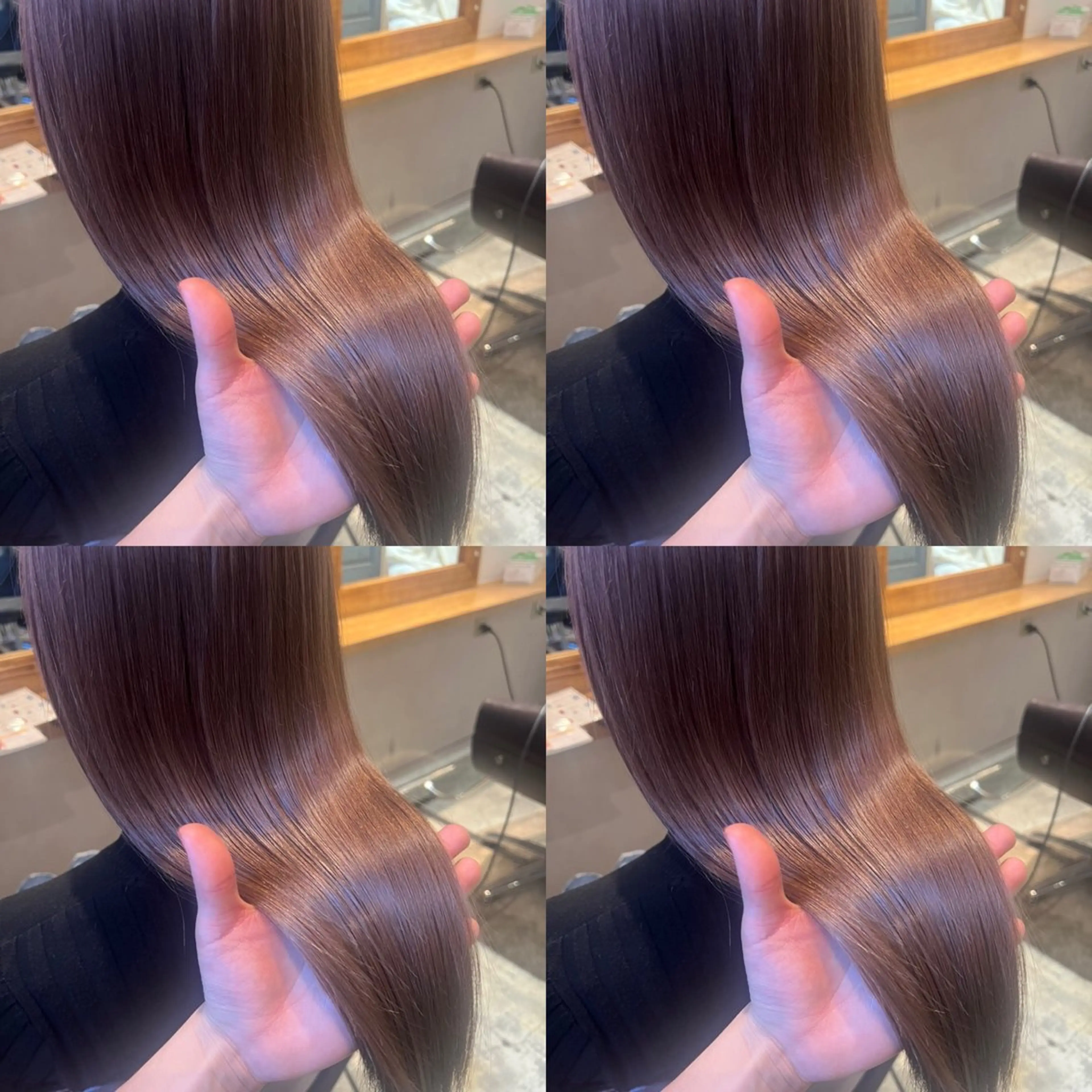 ロング カラー グレージュ 髪質改善 韓国レイヤー ×髪質改善✨純大のヘアスタイル