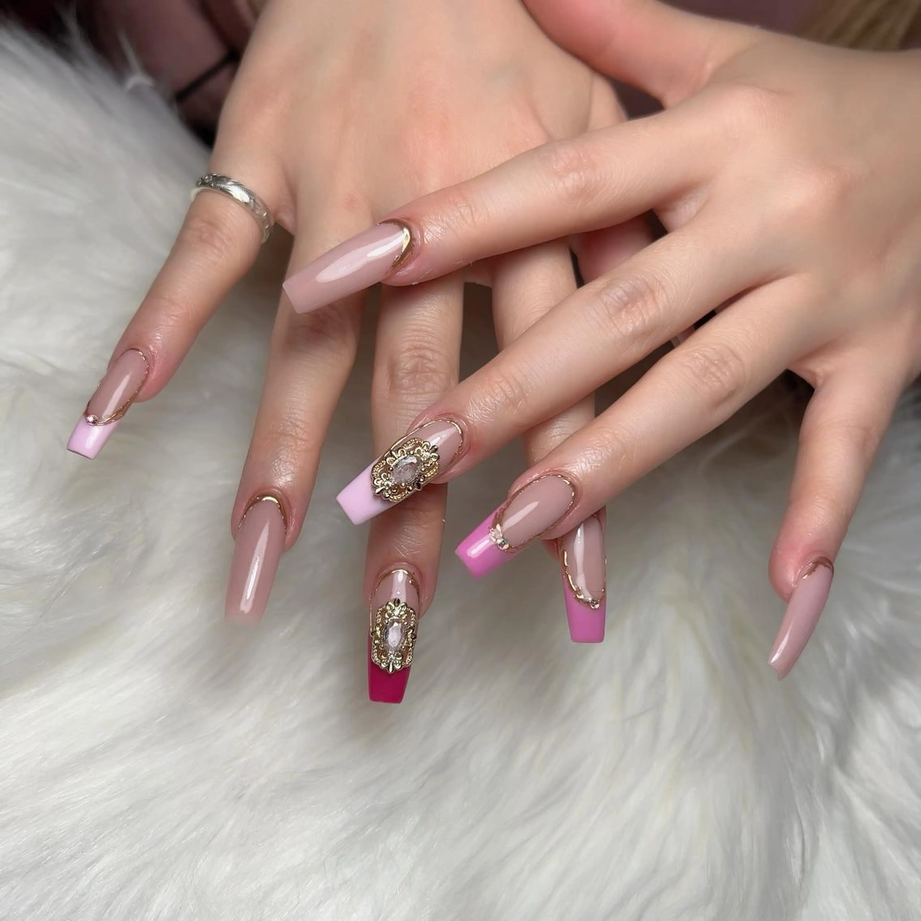 ロング ネイル nail salon azuのネイルデザイン