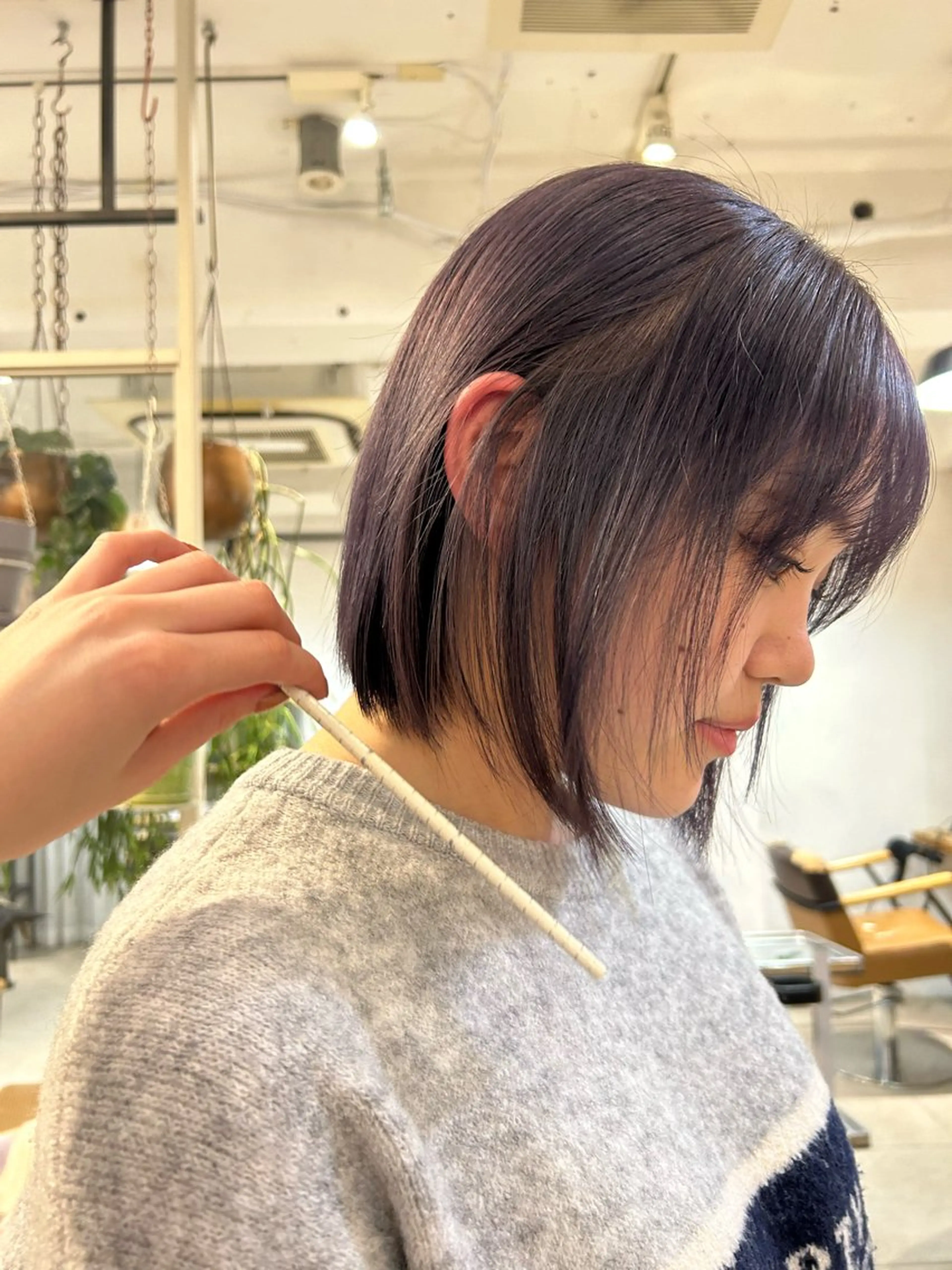 ミニモ学割！似合わせ前髪カット+カラー+保湿トリートメント🩶ོの写真