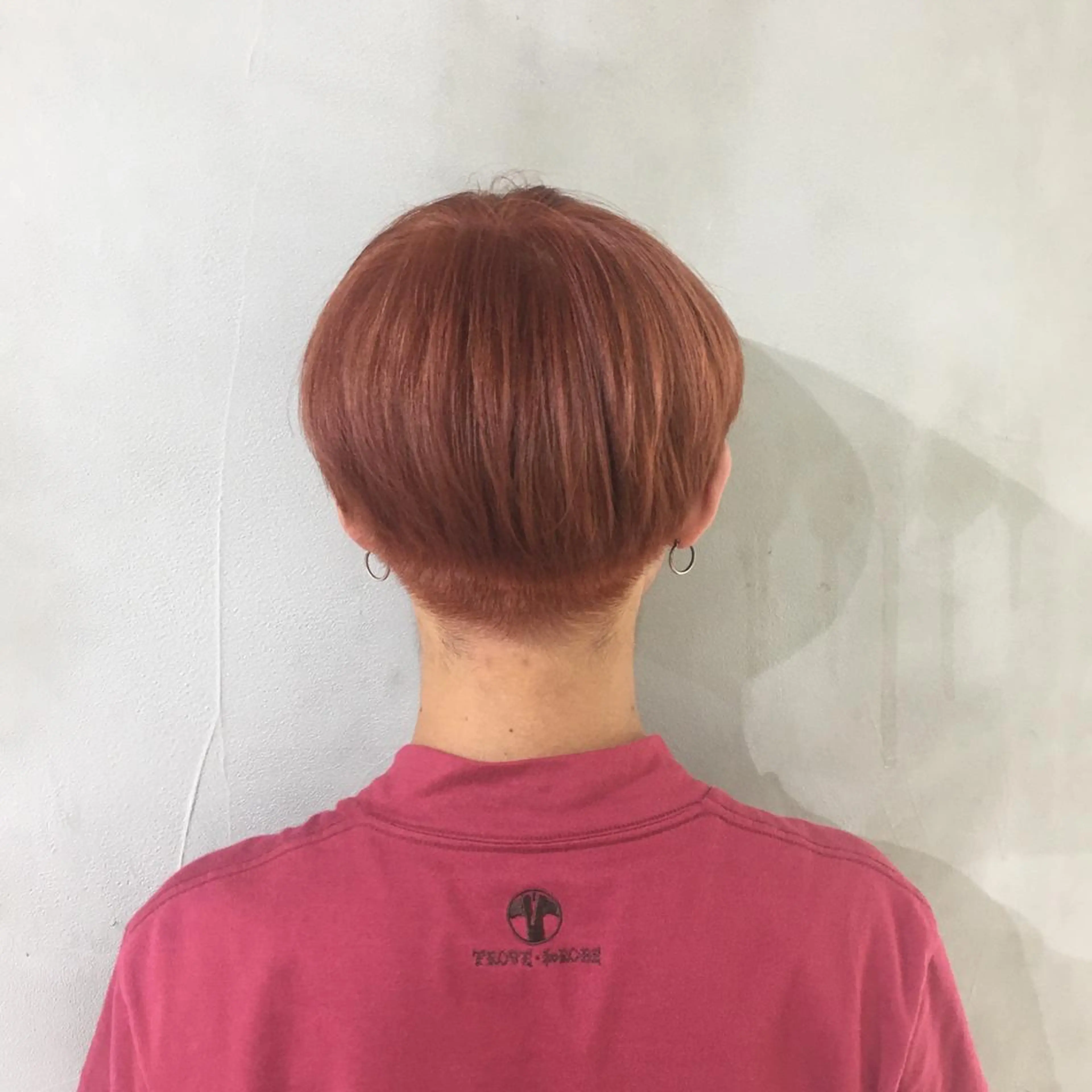 ショート カラー メンズ ブラウンカラー オレンジ オレンジブラウン ヘアカラー トリートメント 渋谷🎨ブリーチ特化 ×エクステ🎨レンのヘアスタイル