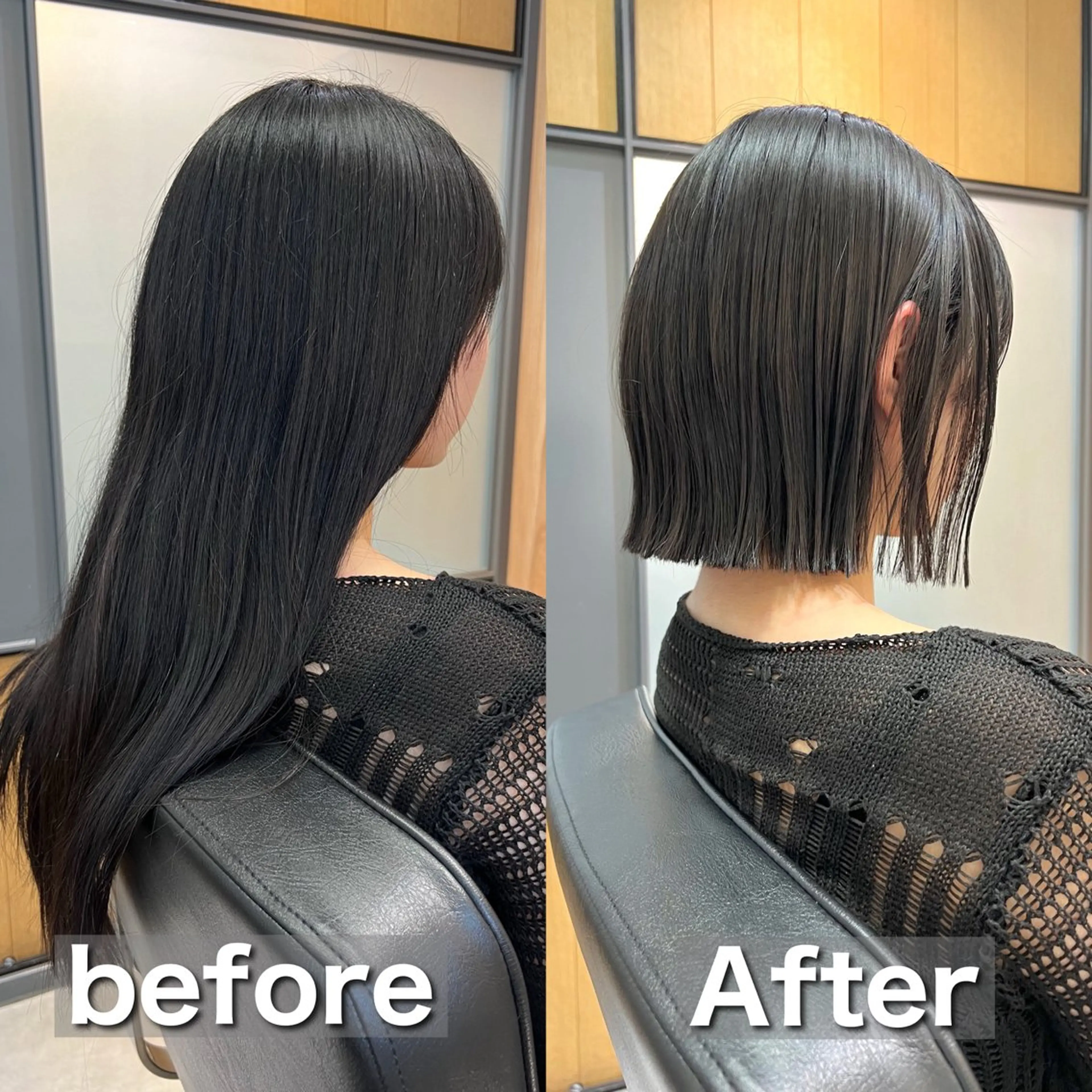 ショート 髪質改善 縮毛矯正 カット 縮毛矯正 トリートメント 神戸ボブ✂️ ioe三宮/田 伸佳のヘアスタイル